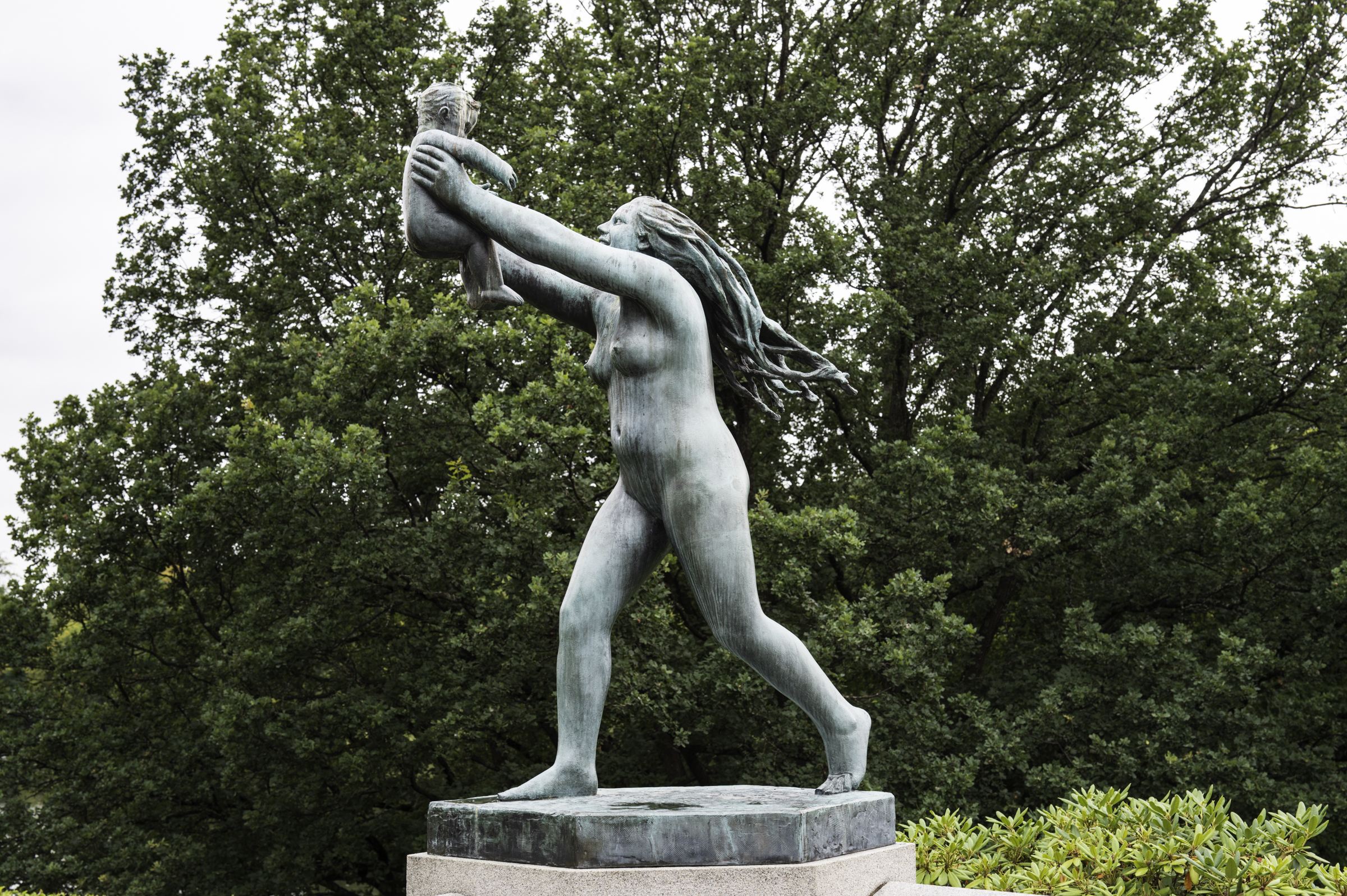 Vigeland's "Mother with Child" in Vigeland Park.