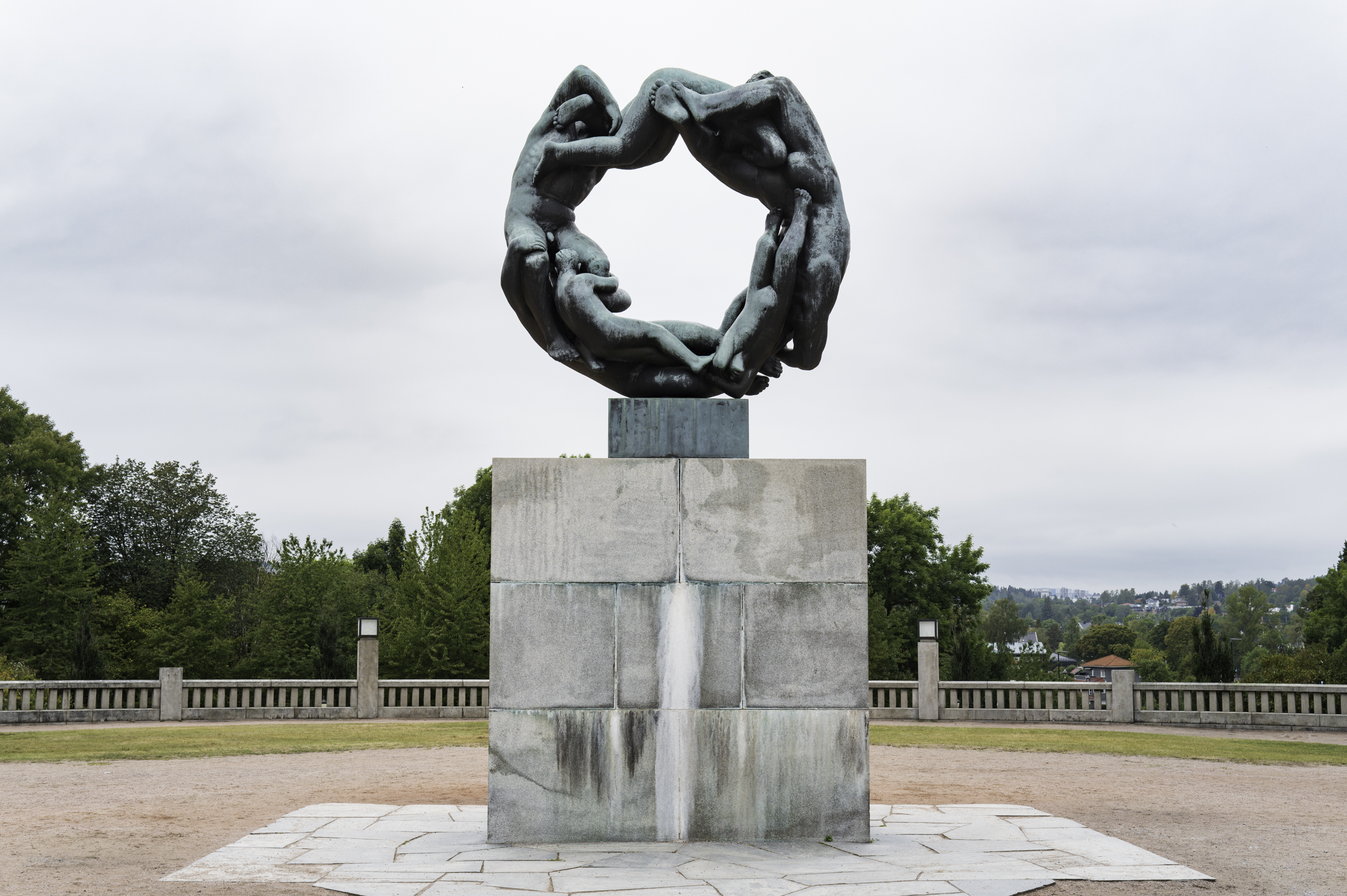 Vigelund's "Wheel of Life" in Vigeland Park