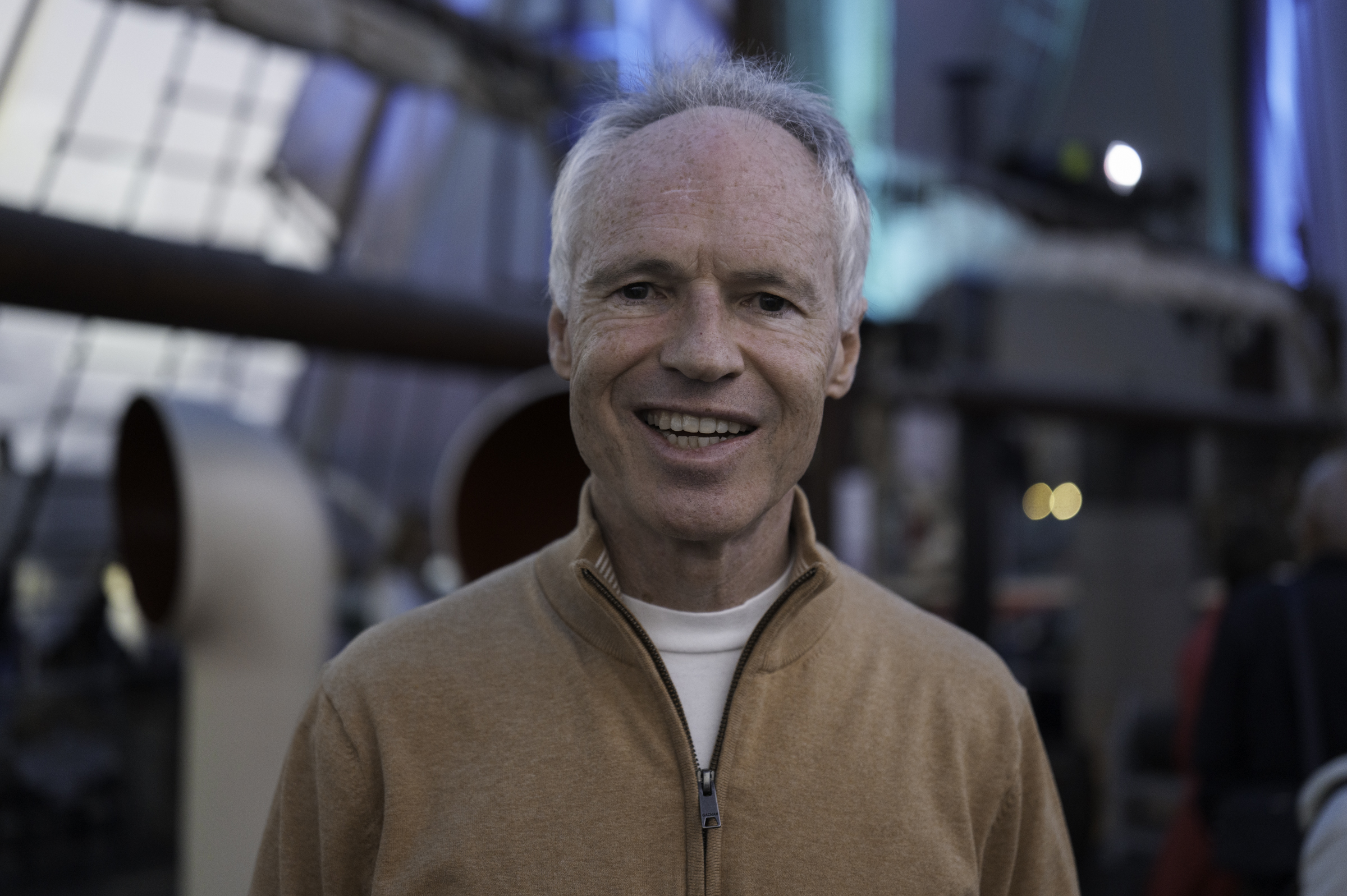 Keith, on the deck of the Fram.