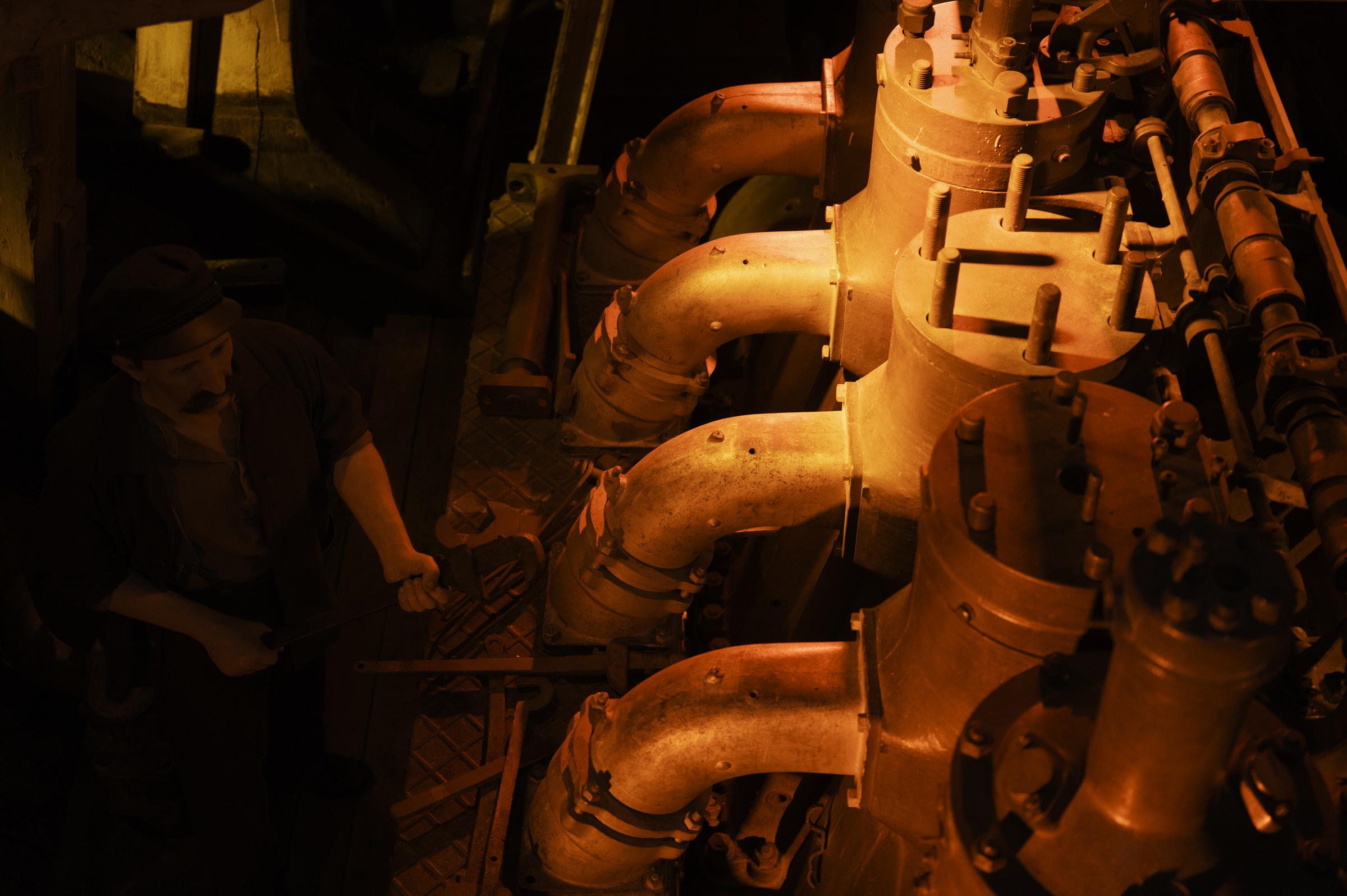 The engine room of the Fram.