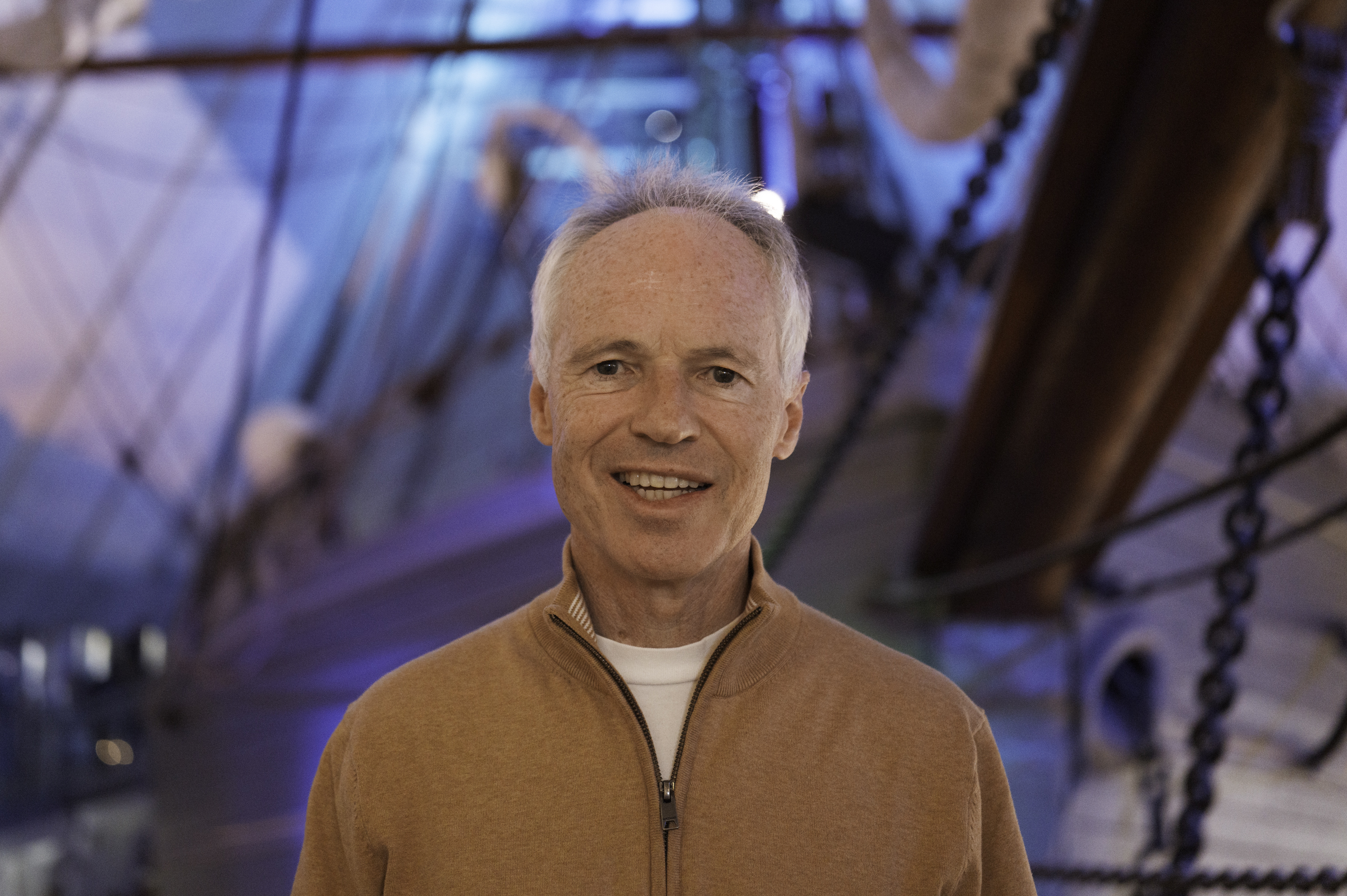 Keith, in front of the Gjøa.