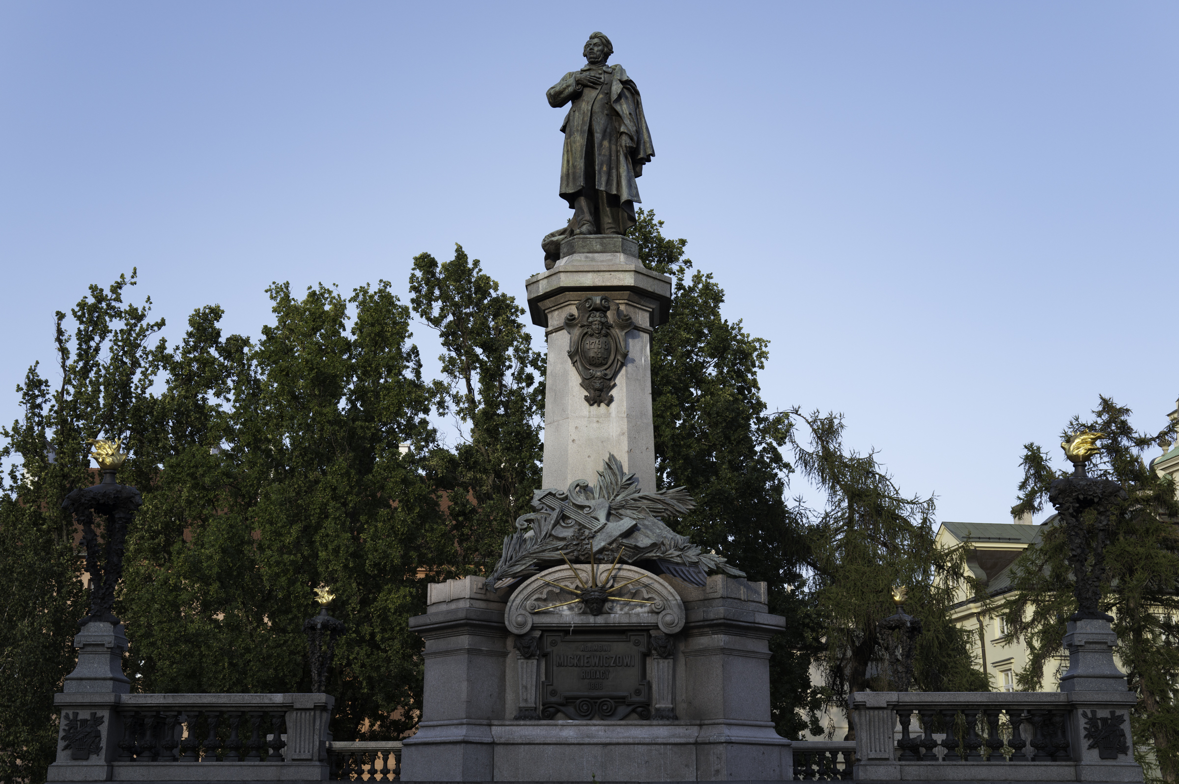 The Adam Mickiewicz Monument.