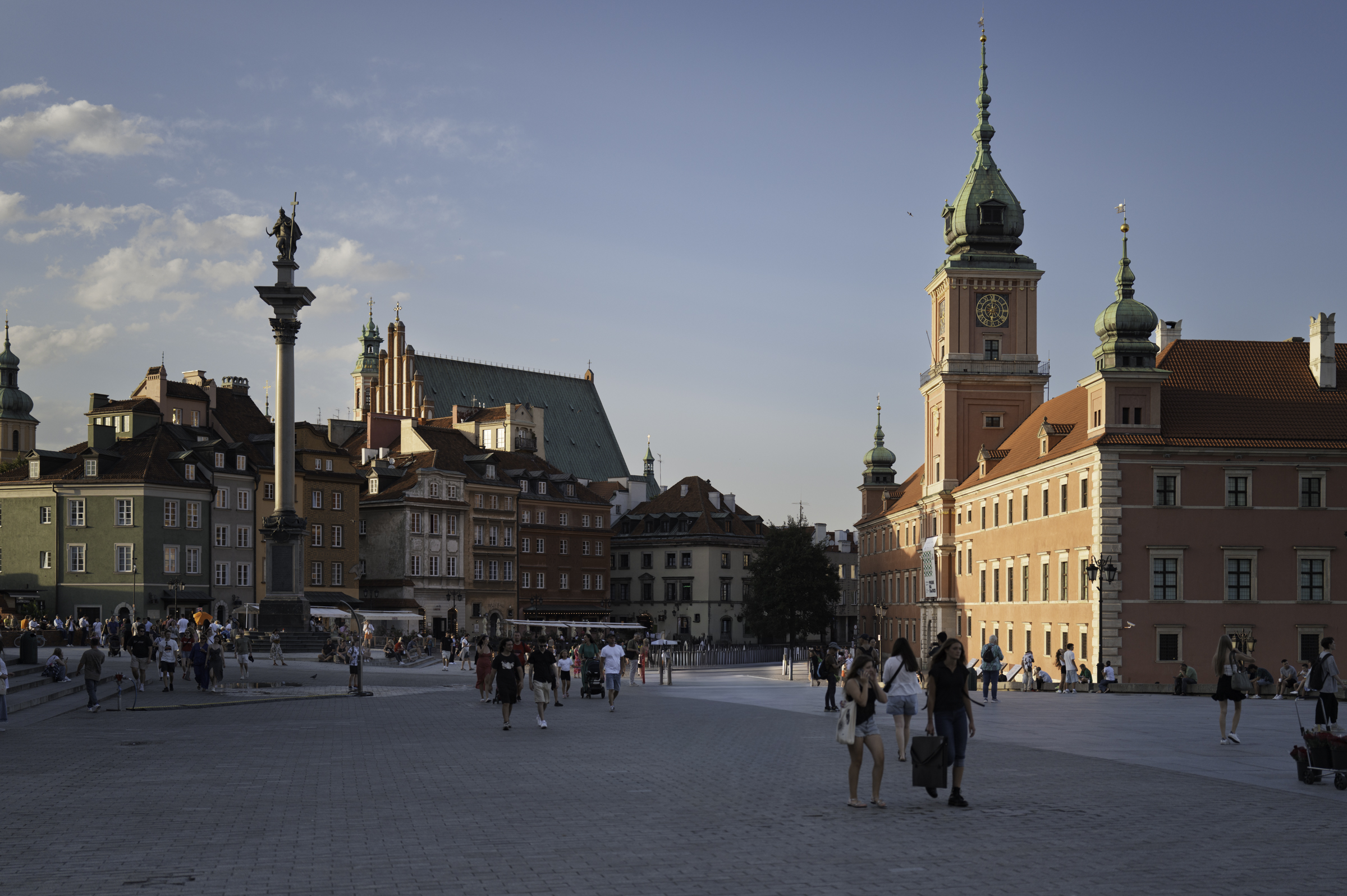 The Warsaw Old Town.