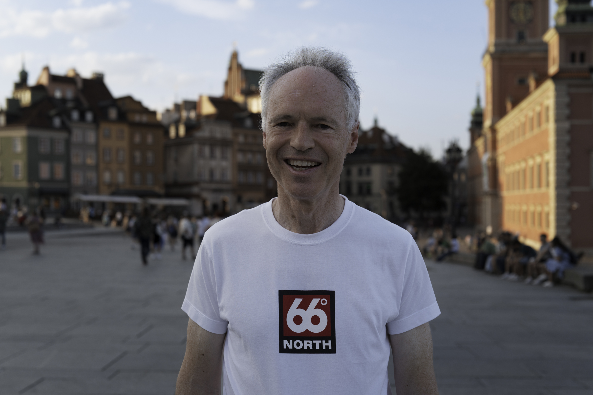 Keith, in the Warsaw Old Town.