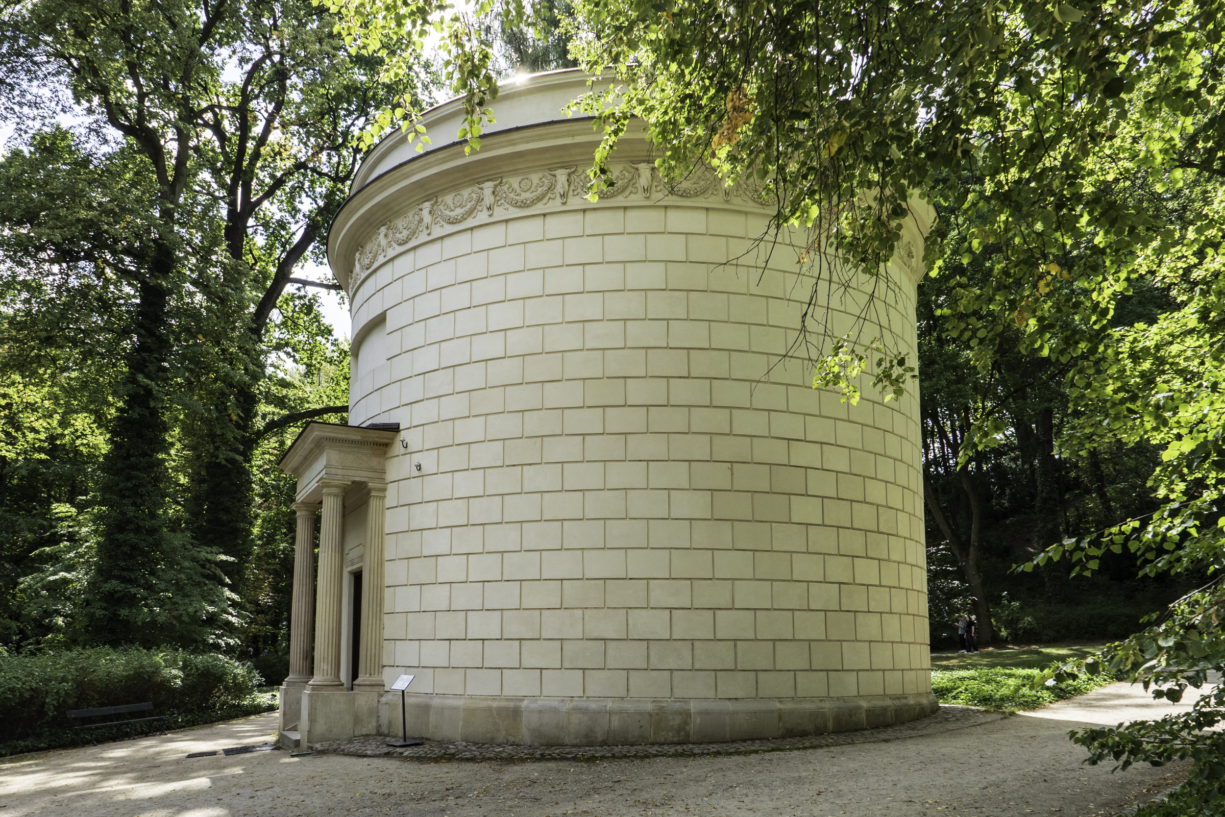 Wieża Wodna (Water Tower) in Łazienki Park.