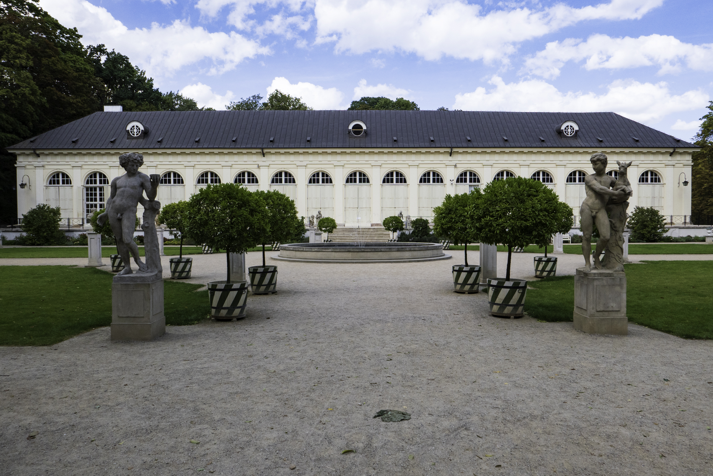 Stara Oranżeria (Old Orangery) in Łazienki Park.
