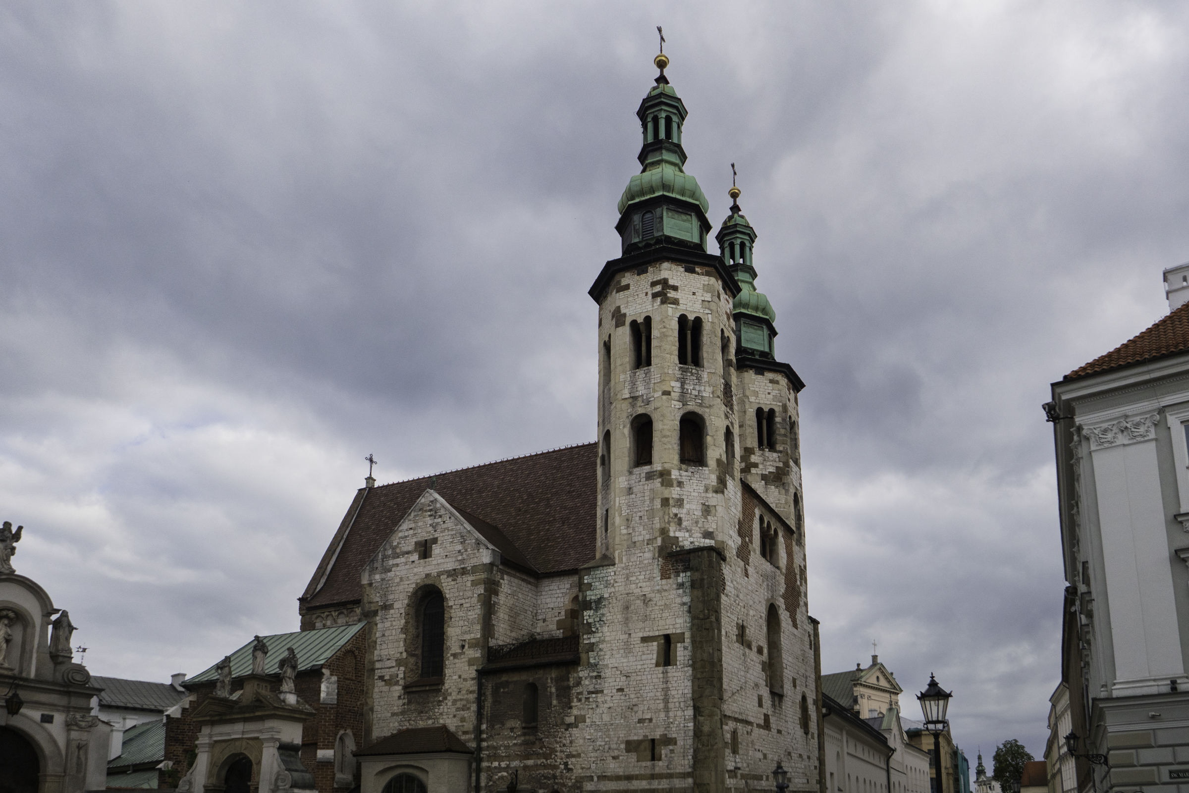 St. Andrew the Apostle Church and the Poor Clares monastery in Kraków.