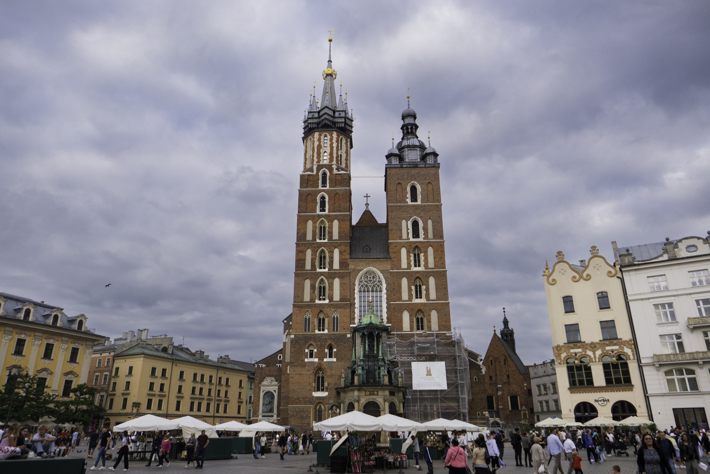 St. Mary’s Basilica in Kraków’s main square.