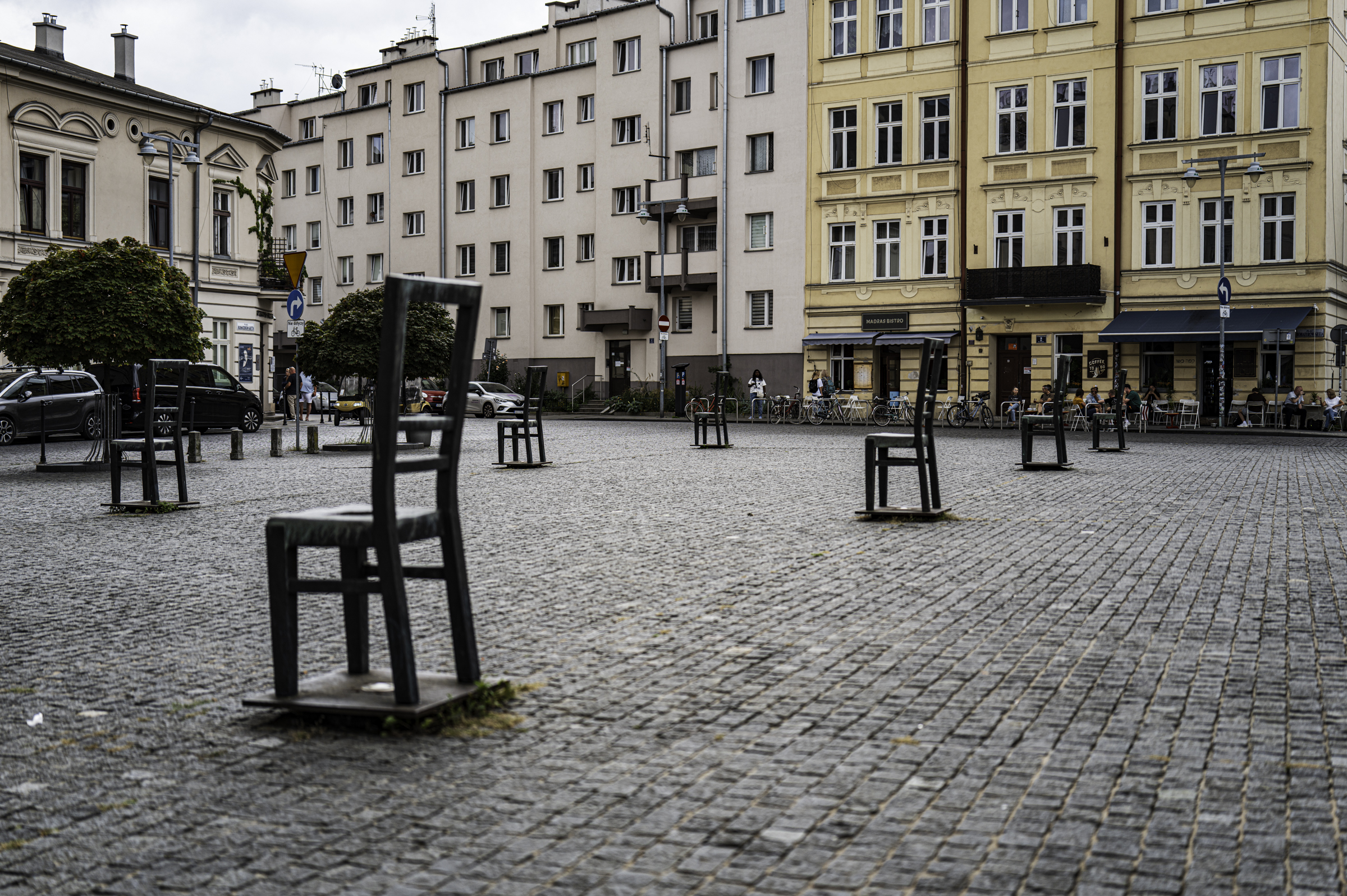 Ghetto Heroes Square in Kraków.