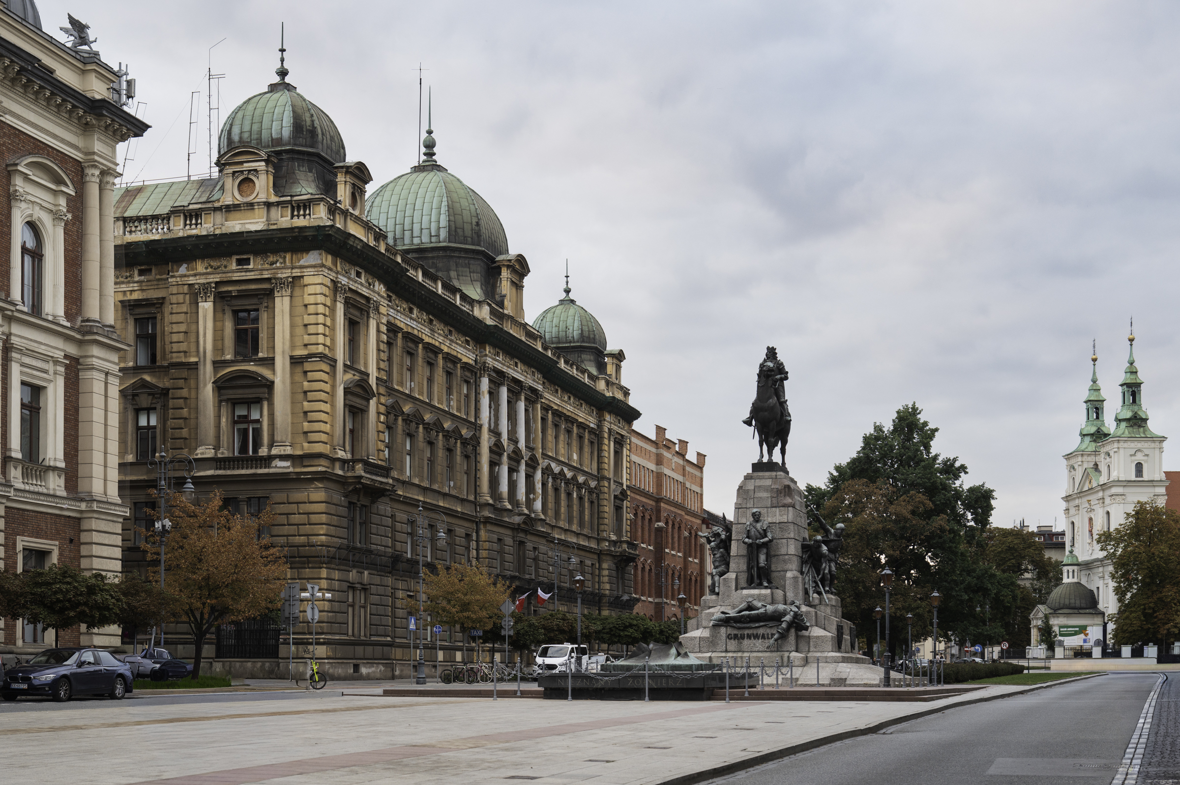 Matejko Square in Kraków.