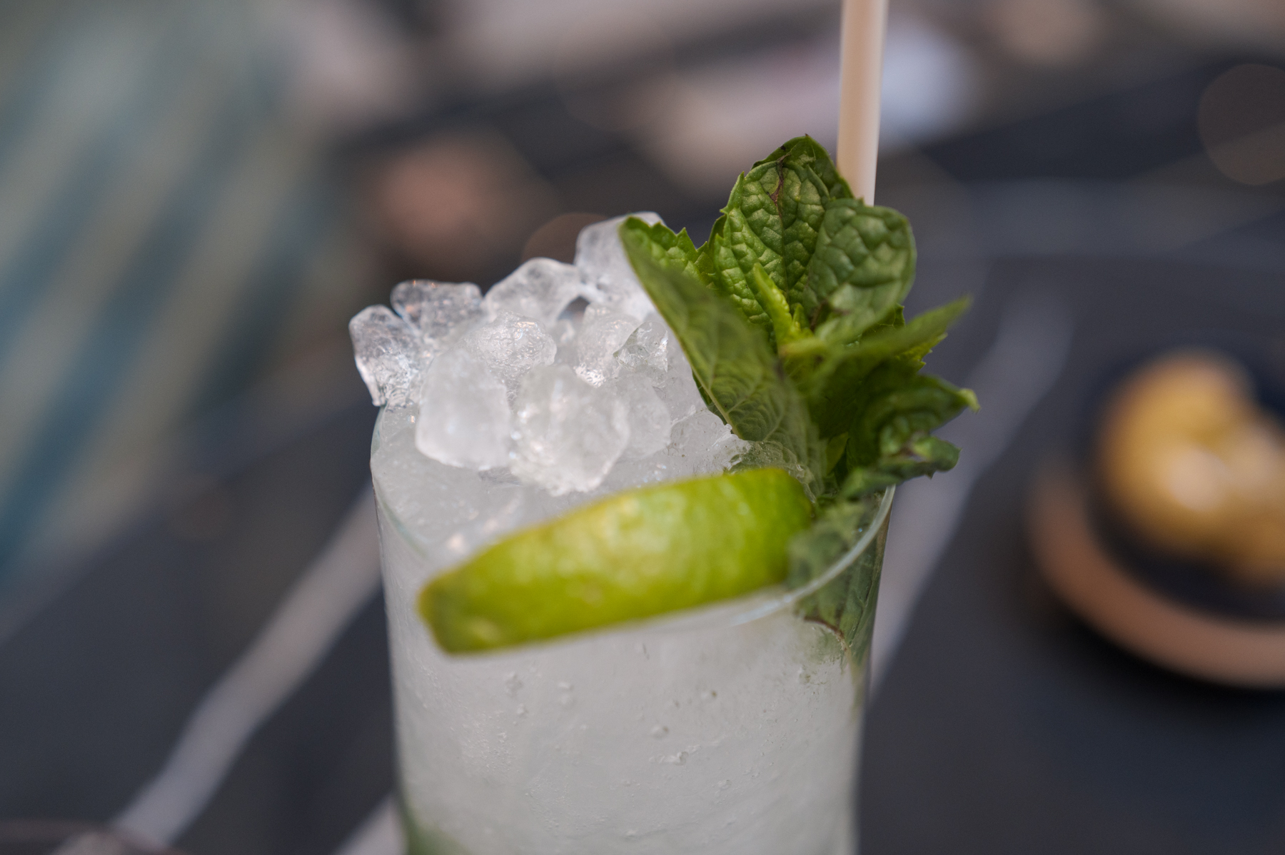 Pre-dinner drink at the Four Seasons Gresham Palace in Budapest.