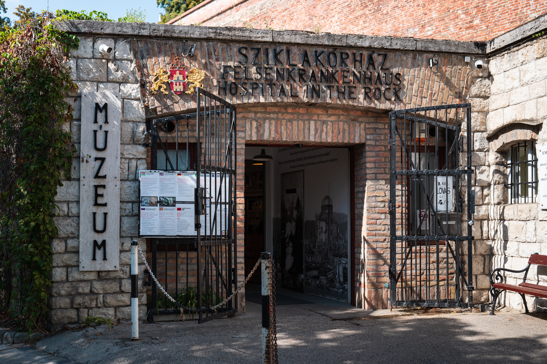 Hospital in the Rock in Budapest.