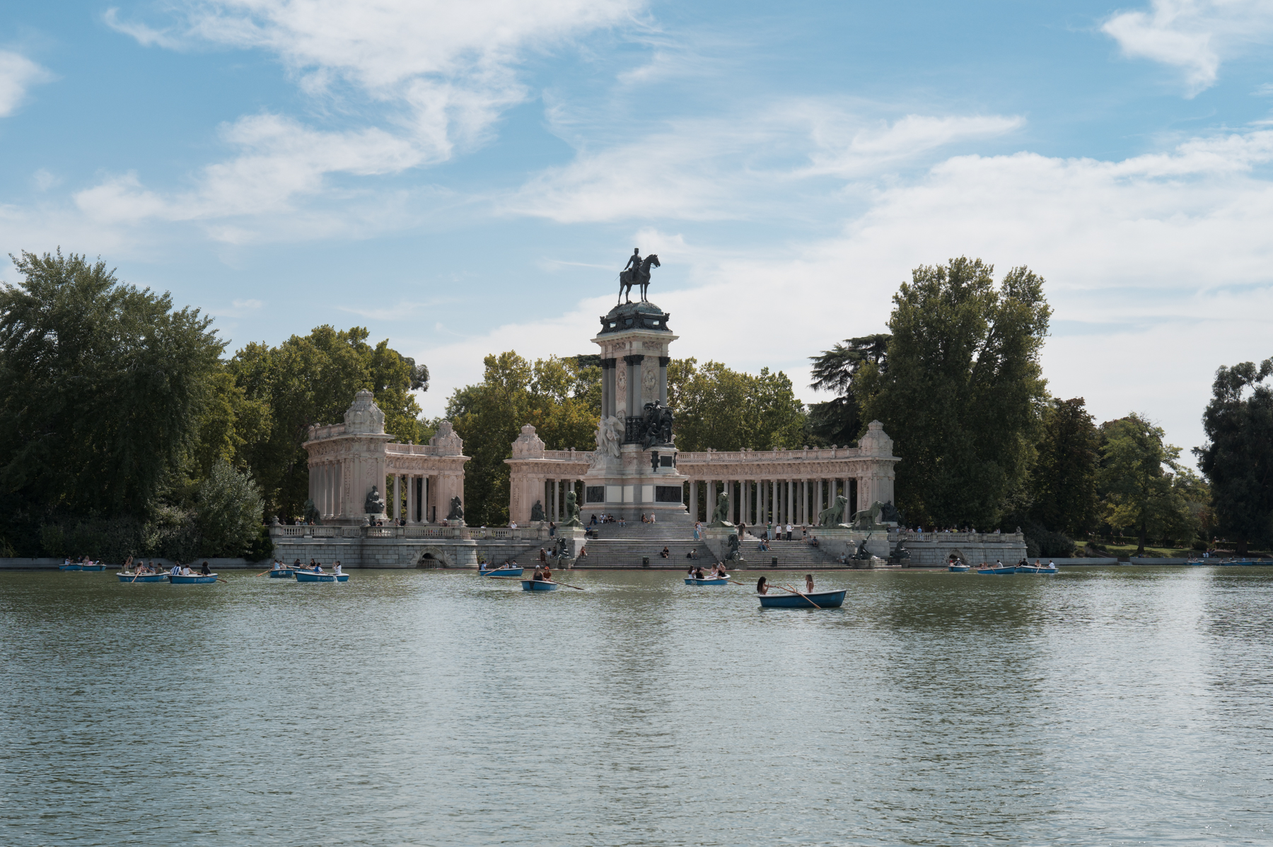 The Monumento a Alfonso XII (Monument to Alfonso XII) in Retiro Park.