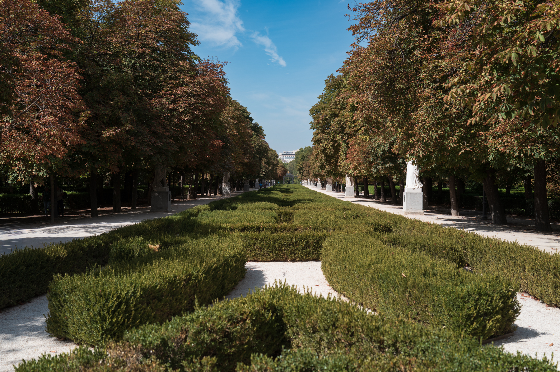 Retiro Park in Madrid.