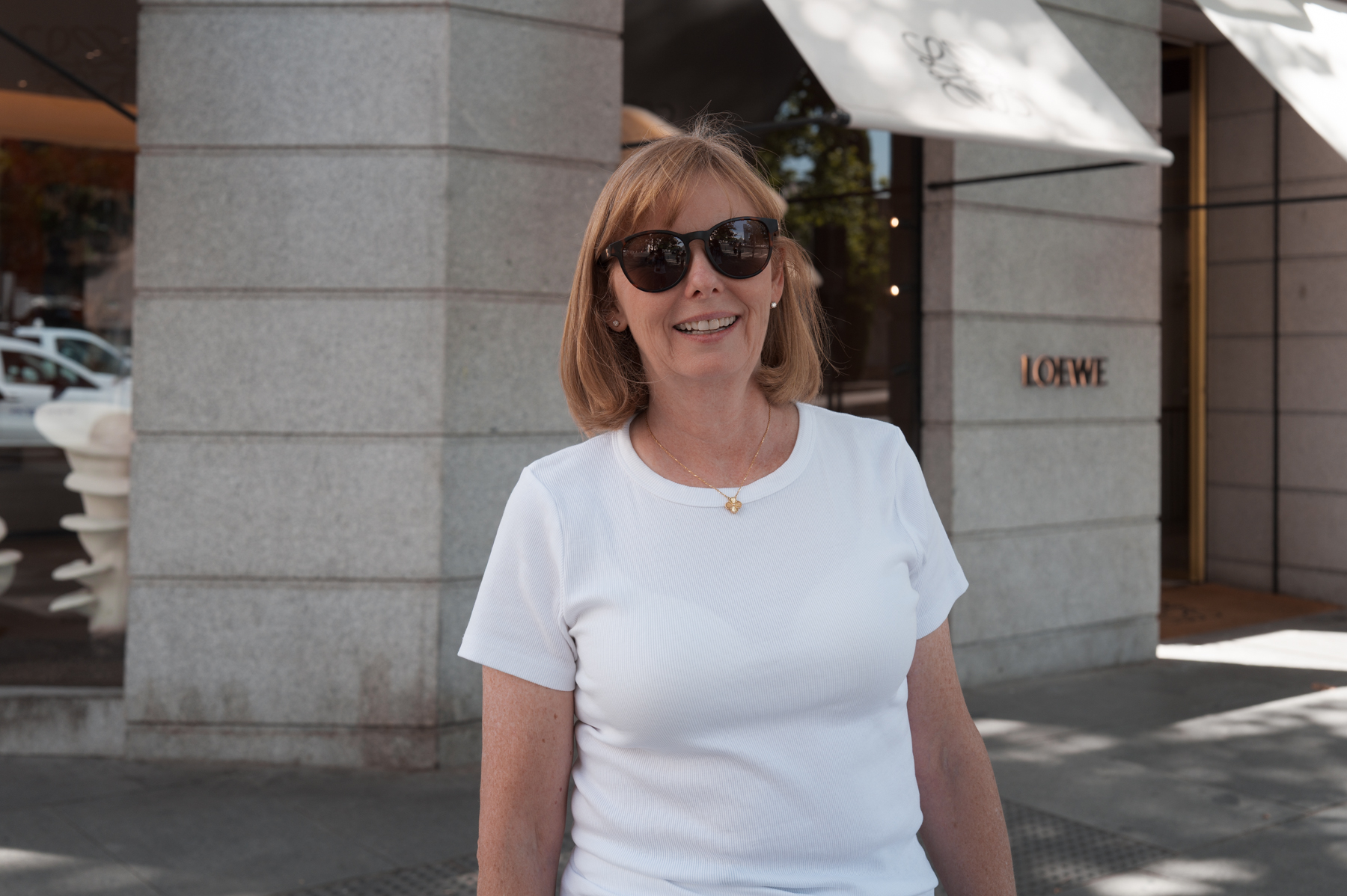 Andrea, on Calle de Serrano in Madrid.