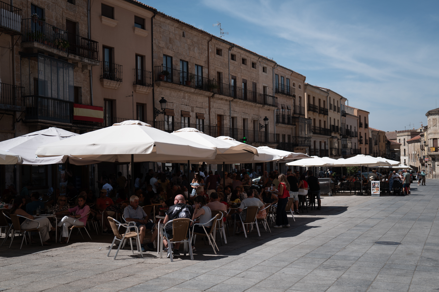 The plaza in Ciudad Rodrigo.