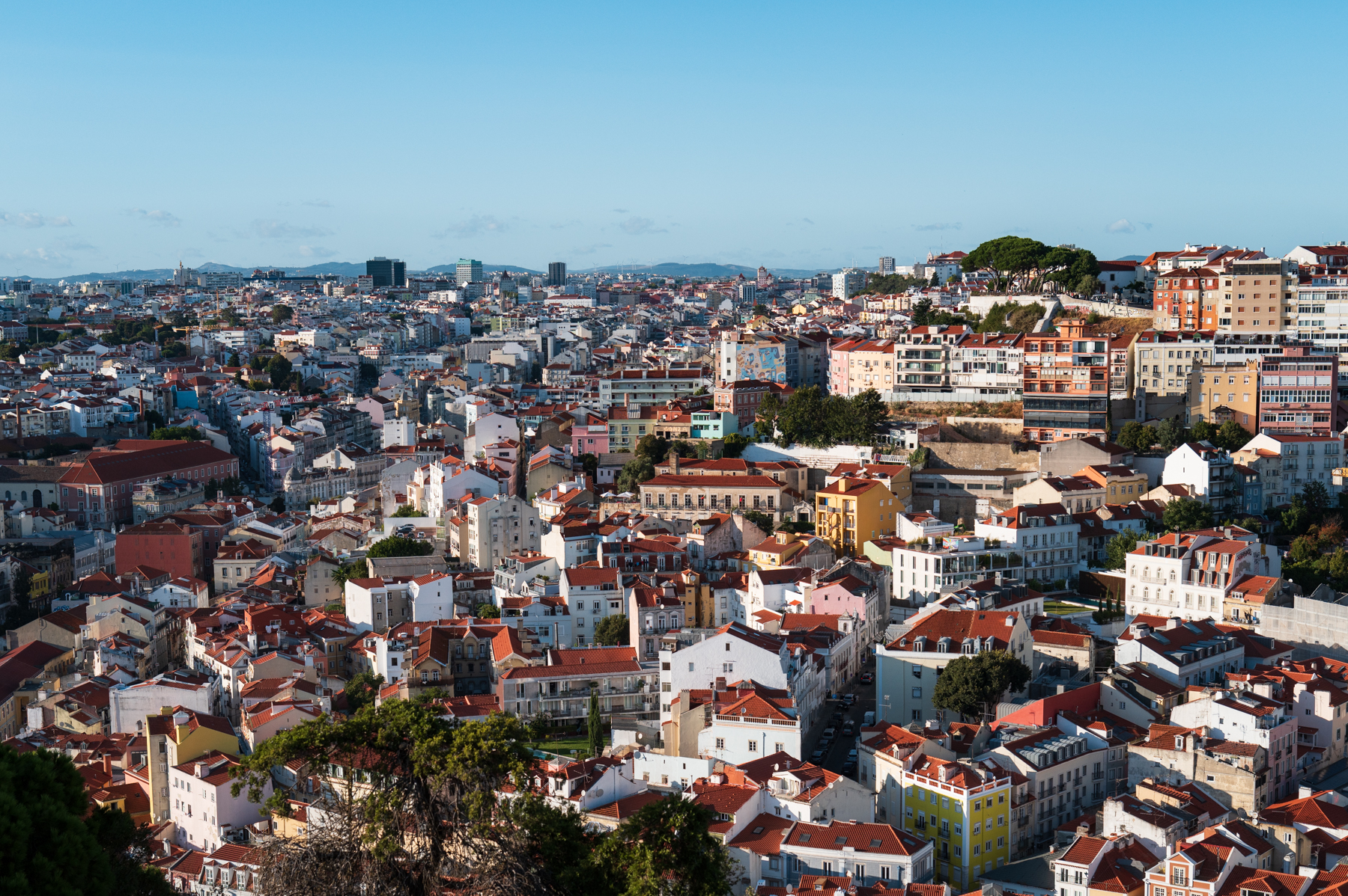 View from Castelo de São Jorge in Lisbon.