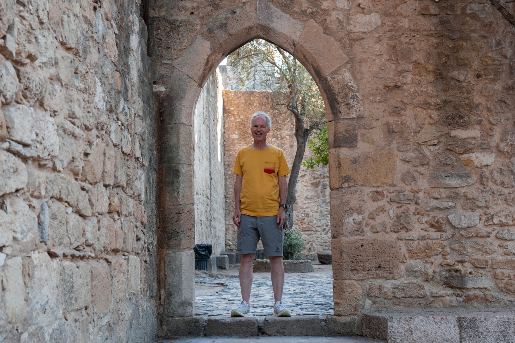 Keith, at Castelo de São Jorge in Lisbon.