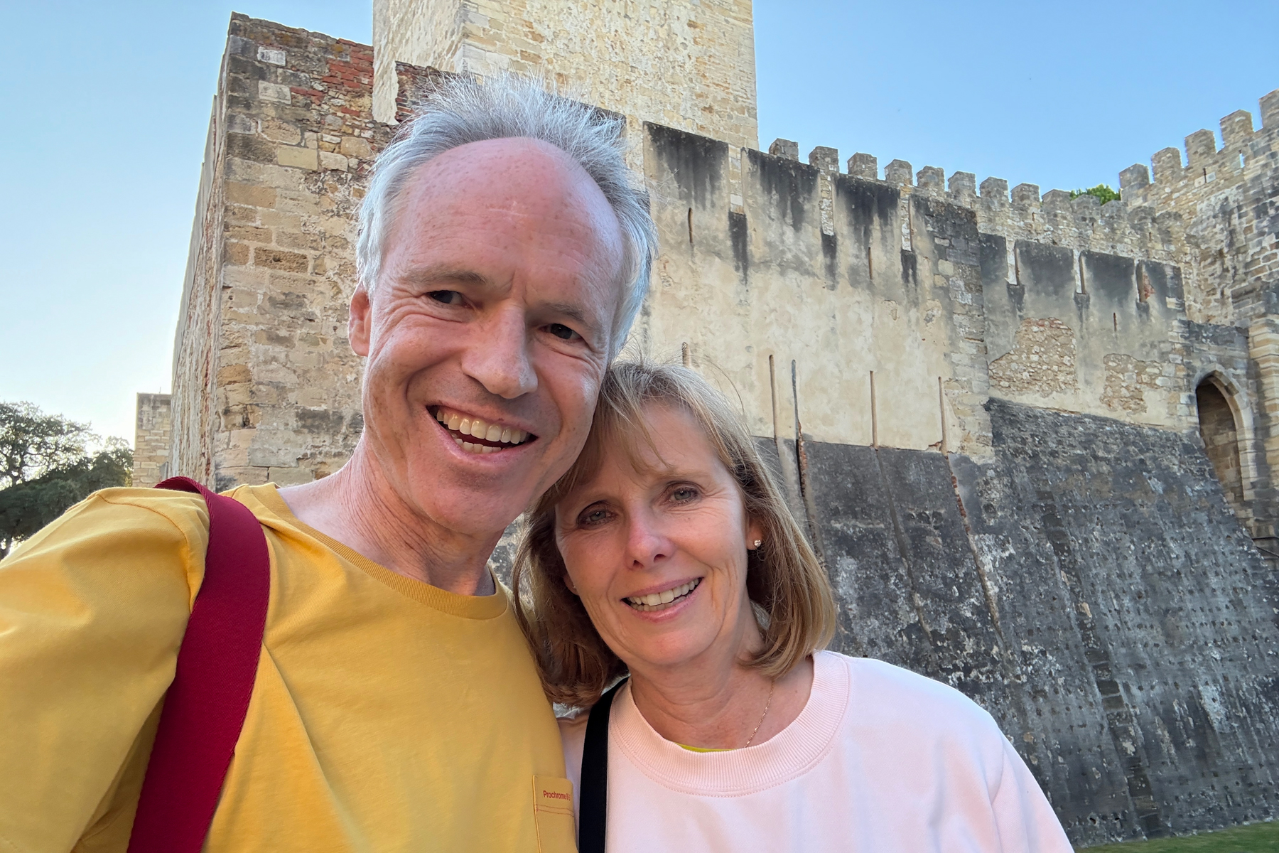 Keith and Andrea, at Castelo de São Jorge in Lisbon.