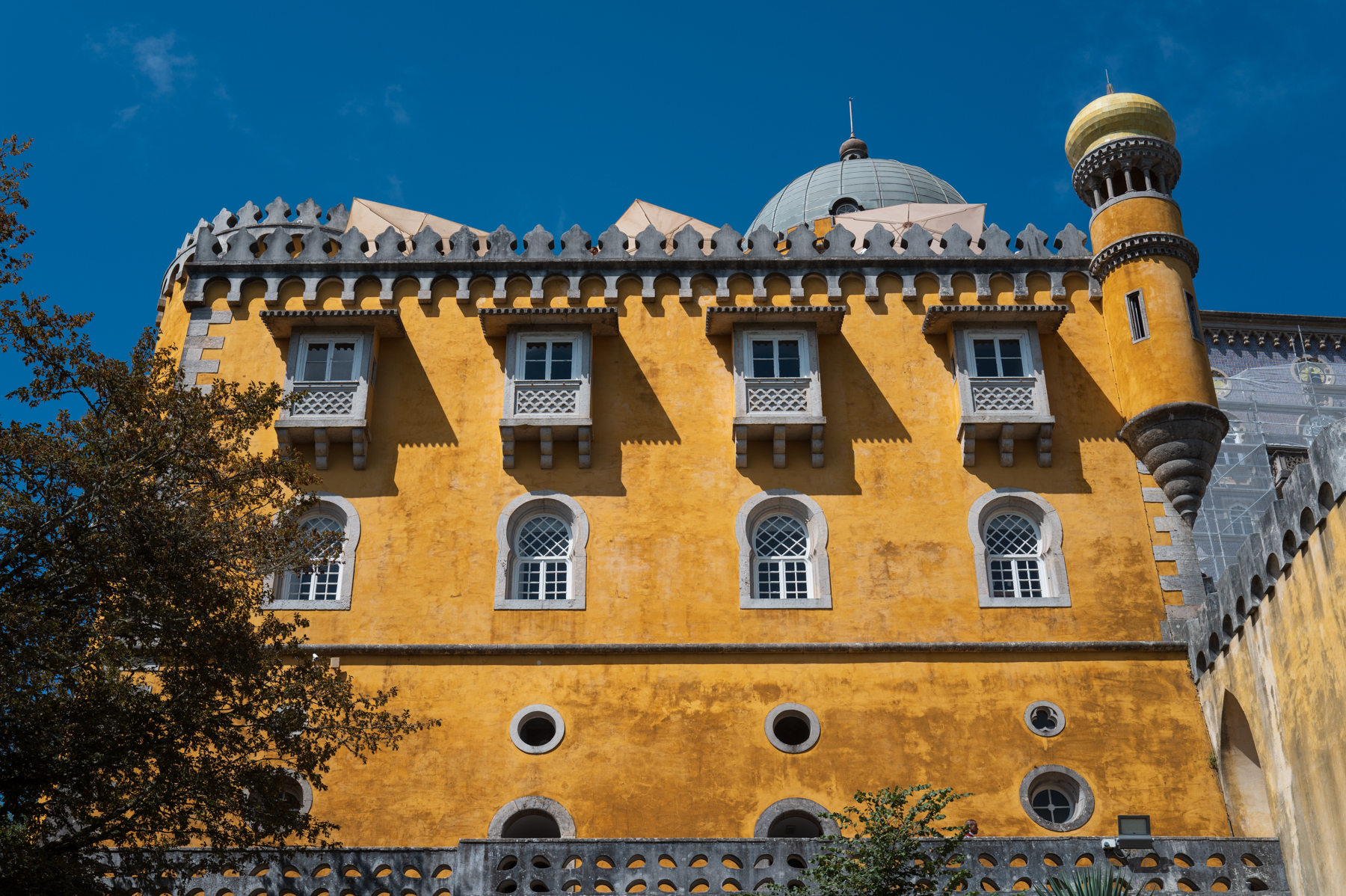 Pena Palace in the Sintra Mountains.