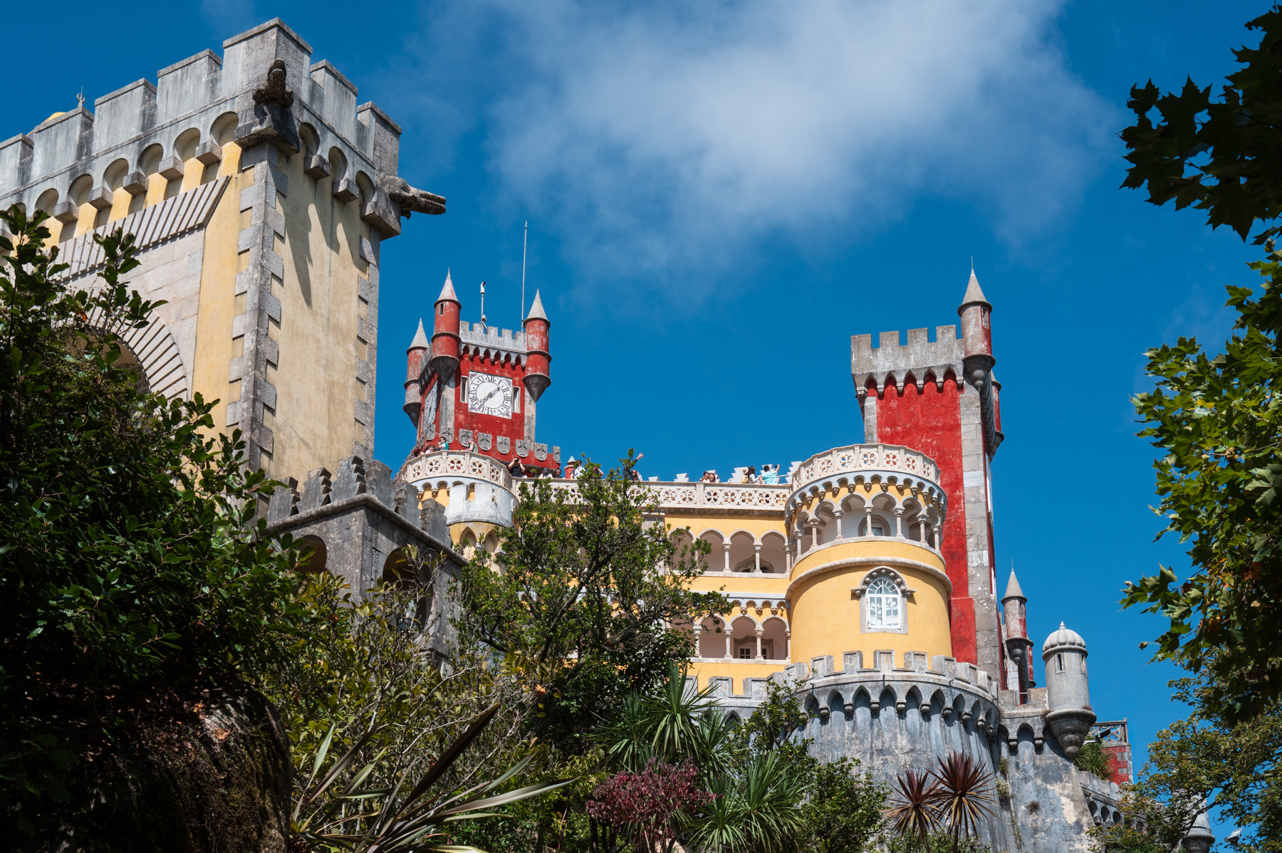 Pena Palace in the Sintra Mountains.