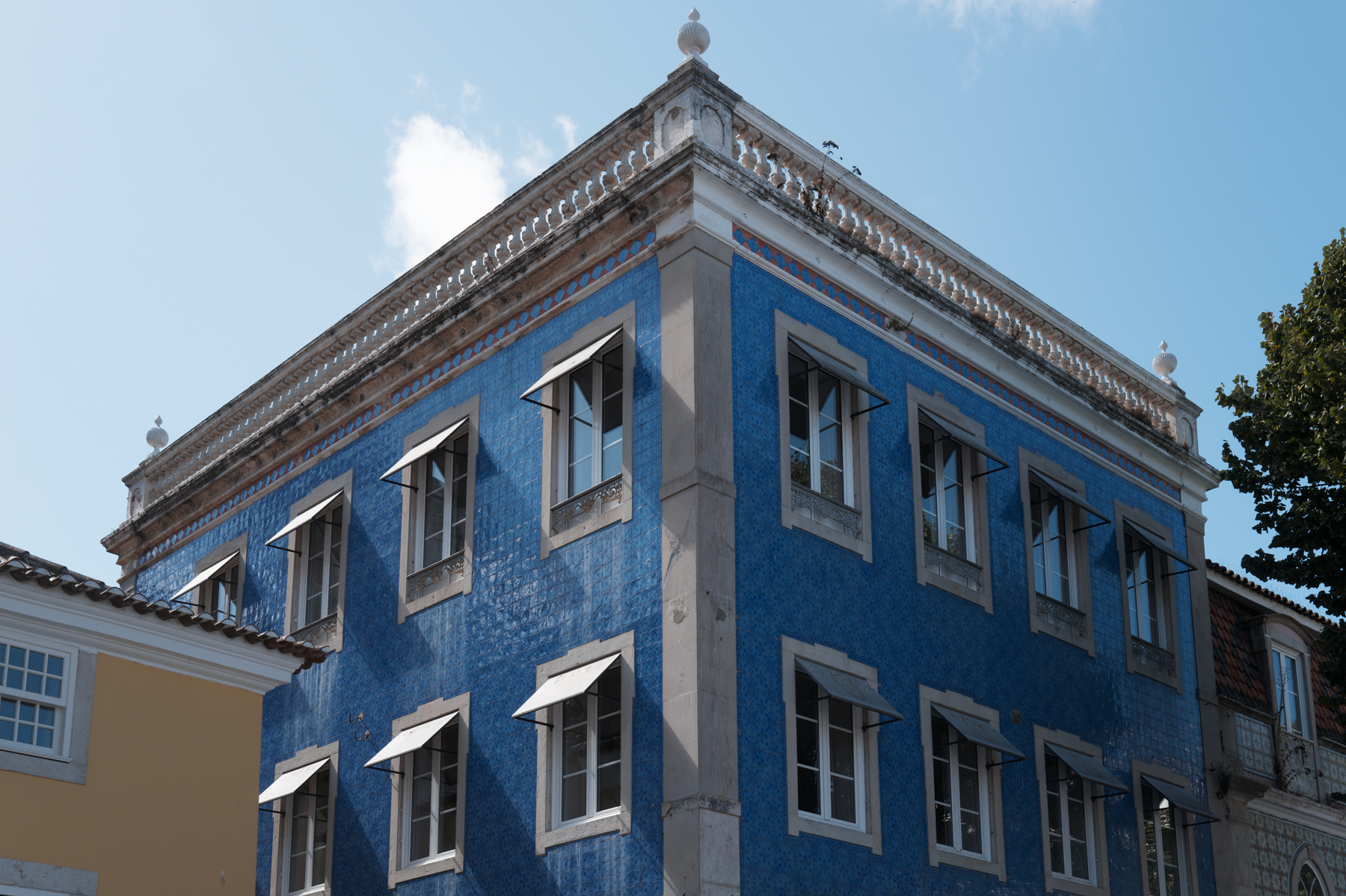 Tiled building in Sintra.
