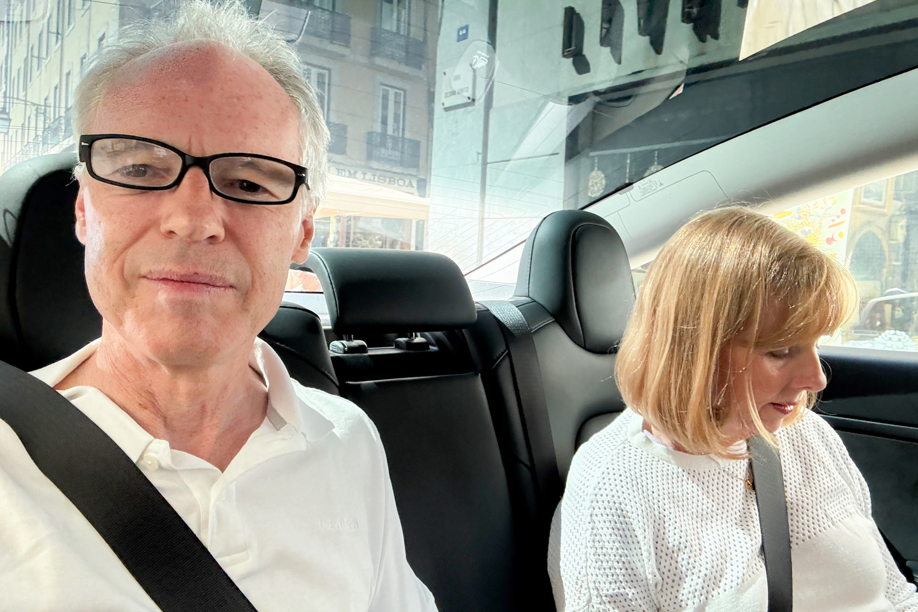 Keith and Andrea, on the way to Sintra.