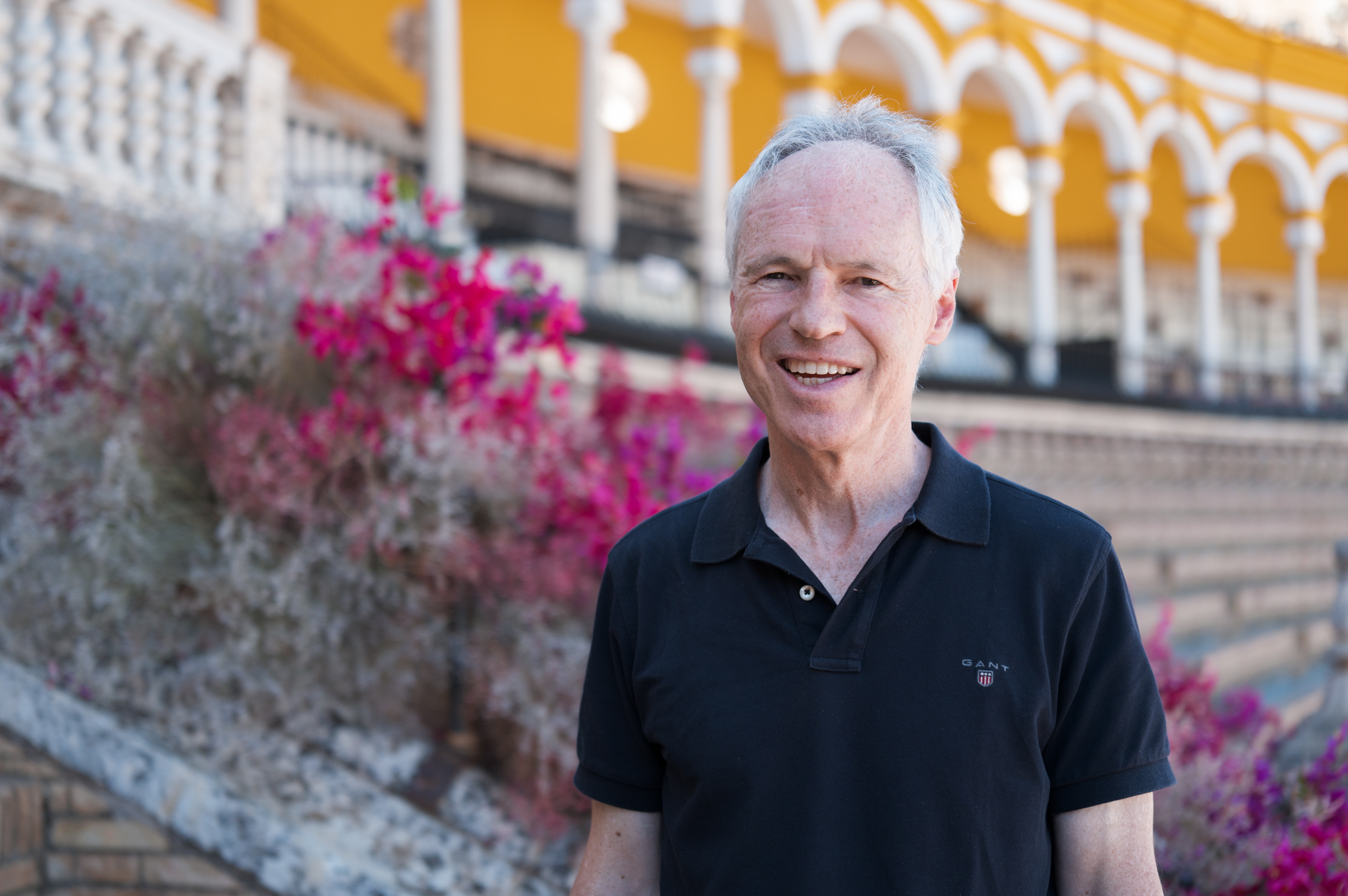 Keith, at the Plaza de Toros in Seville.