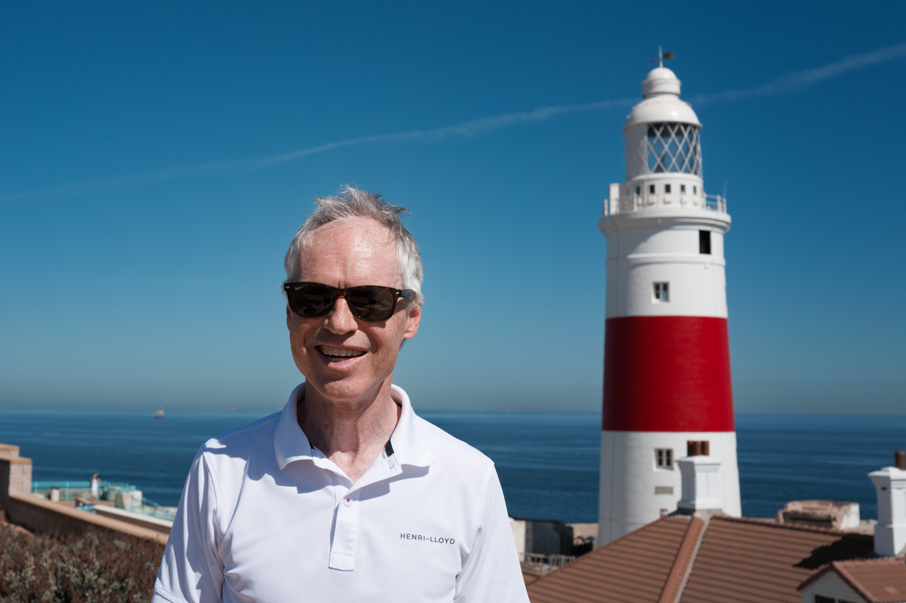 Keith, at the Europa Point Lighthouse in Gibraltar.