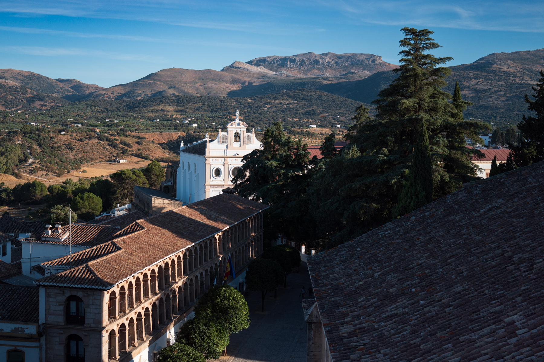 View from the Iglesia de Santa María la Mayor in Ronda.