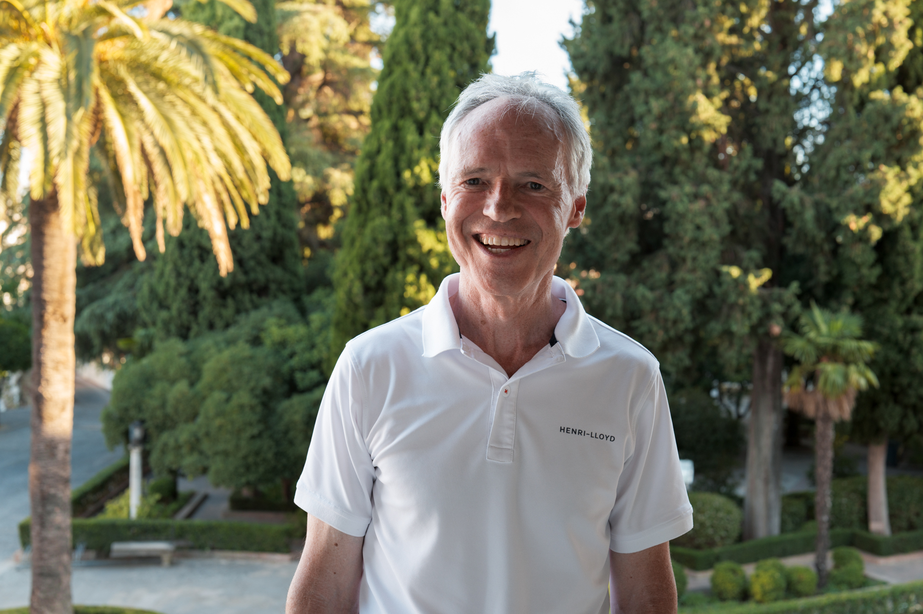 Keith, on a balcony overlooking the Plaza Duquesa de Parcent at the Iglesia de Santa María la Mayor in Ronda.