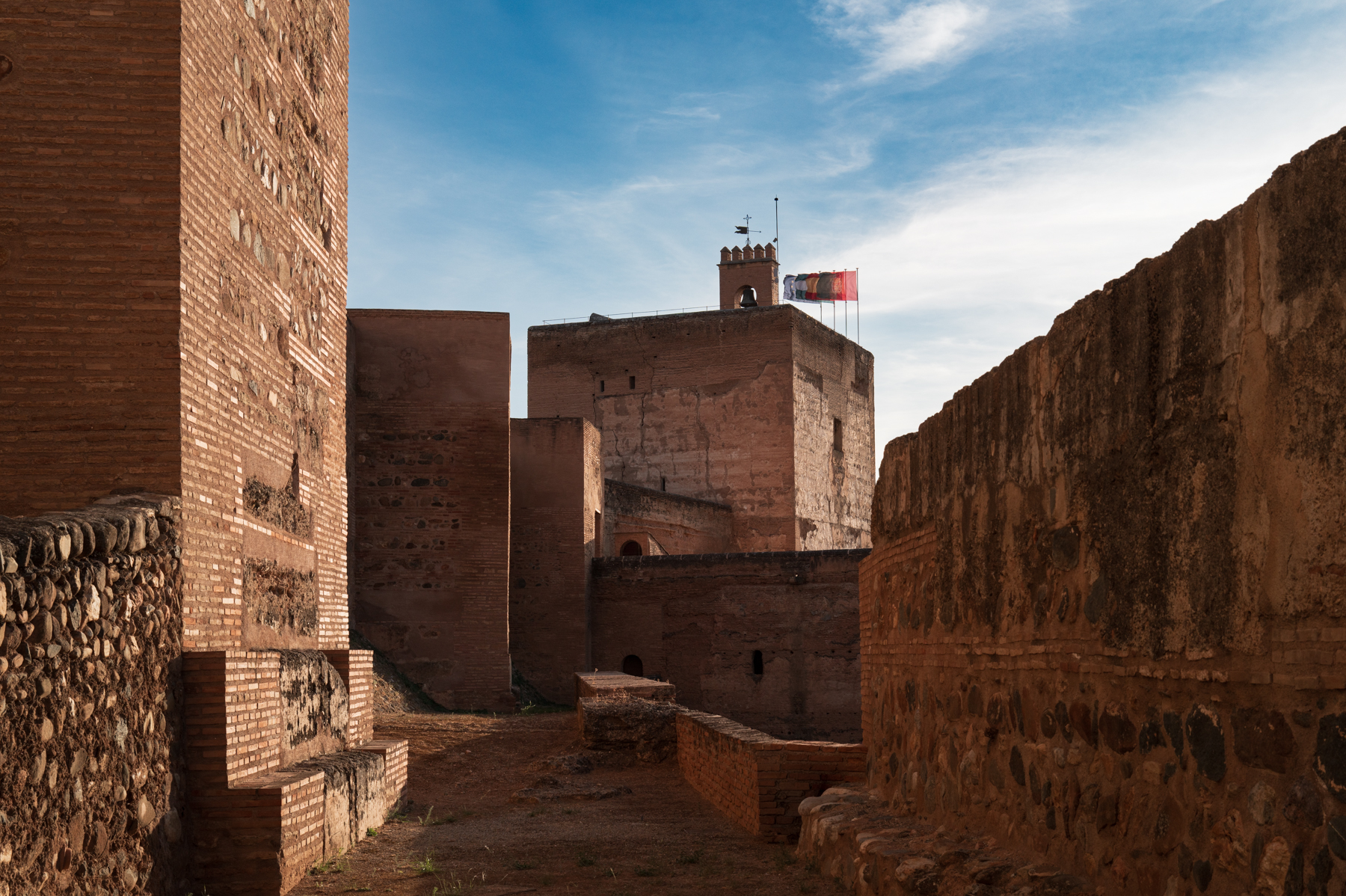 The Alcazaba at the Alhambra in Granada.