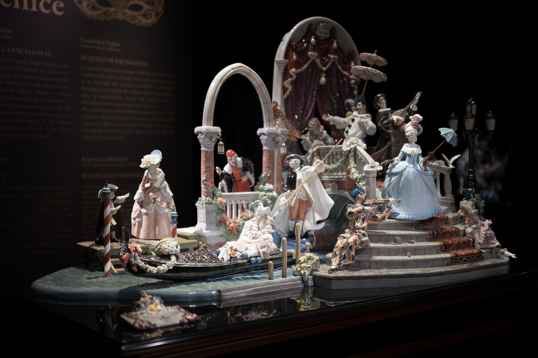 Lladró "Carnival in Venice" in Valencia.