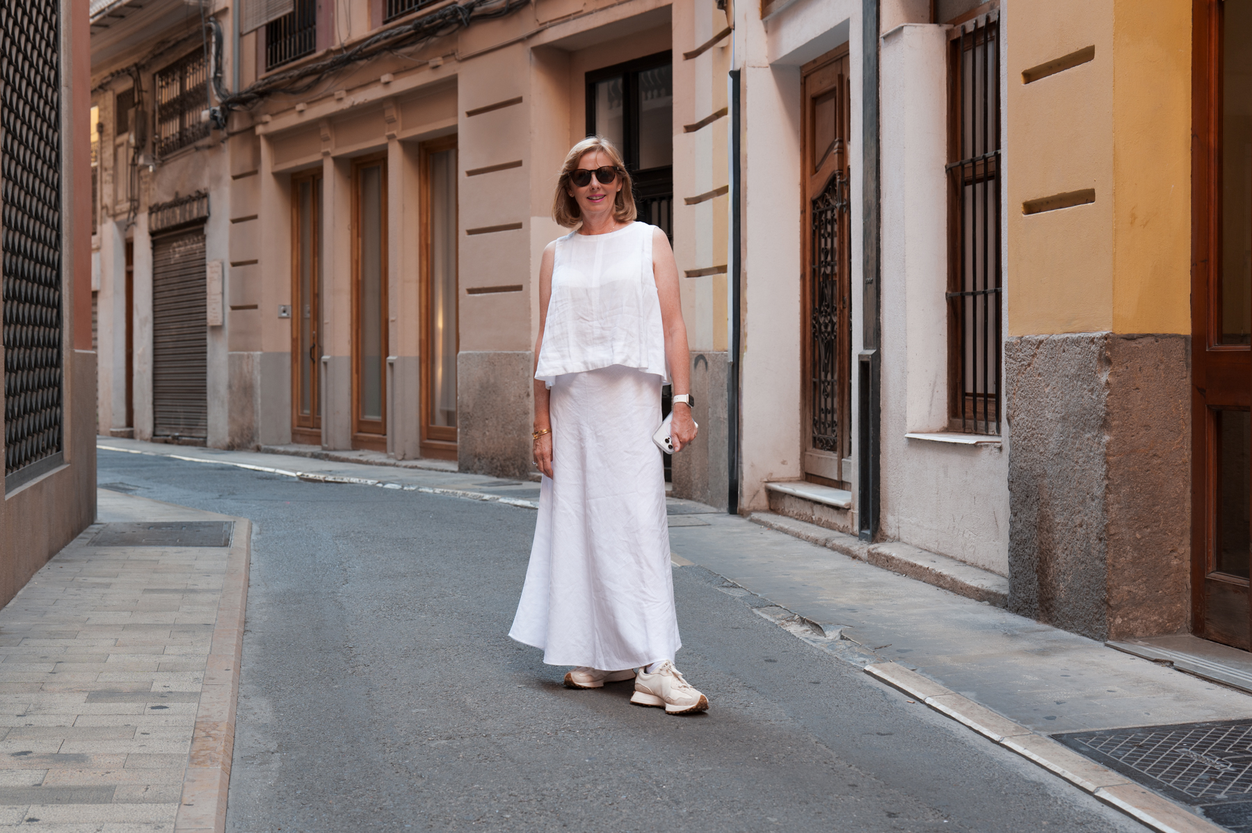 Andrea, in the Valencia old town, on the way to get churros.