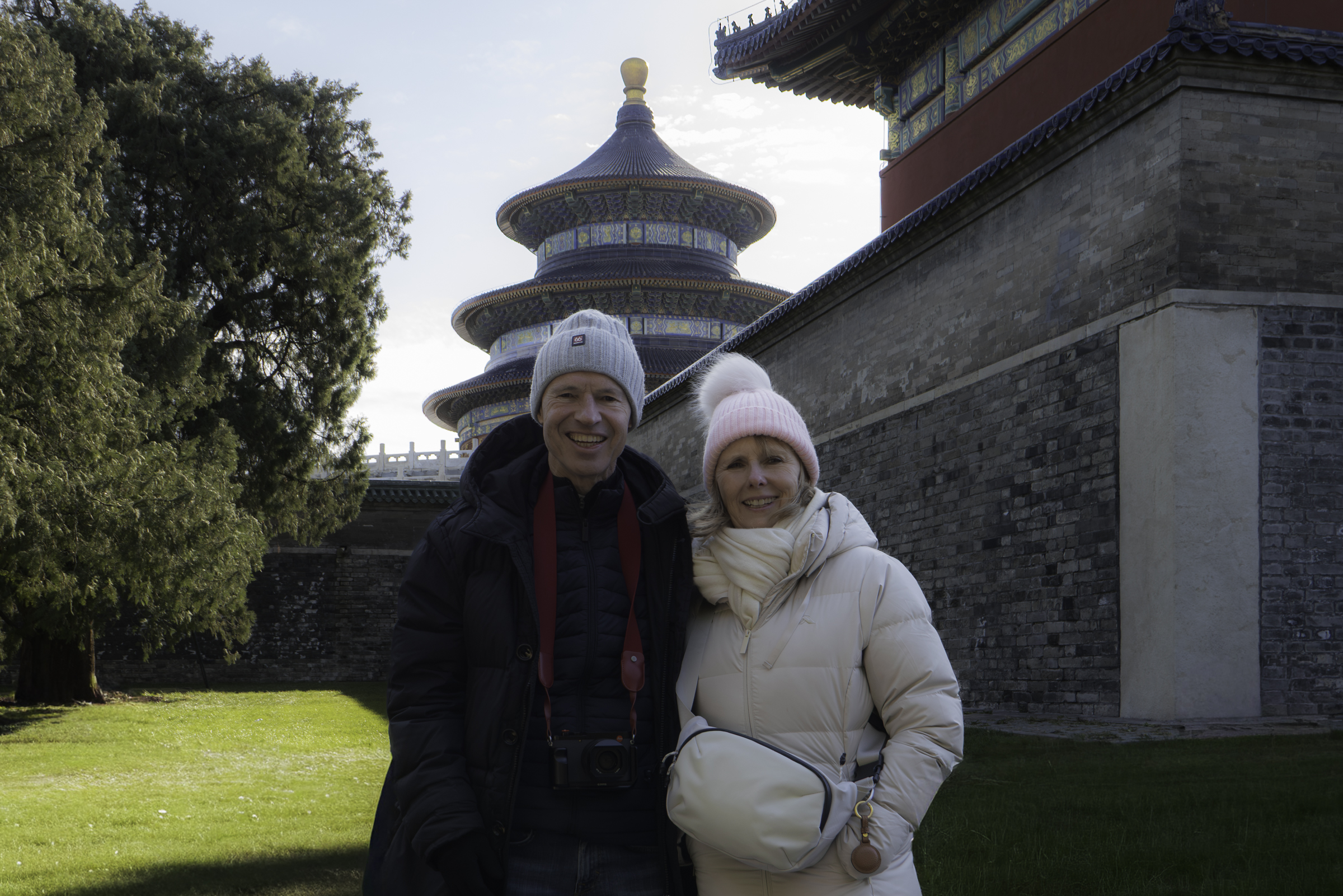 Keith and Andrea, at the Temple of Heaven.