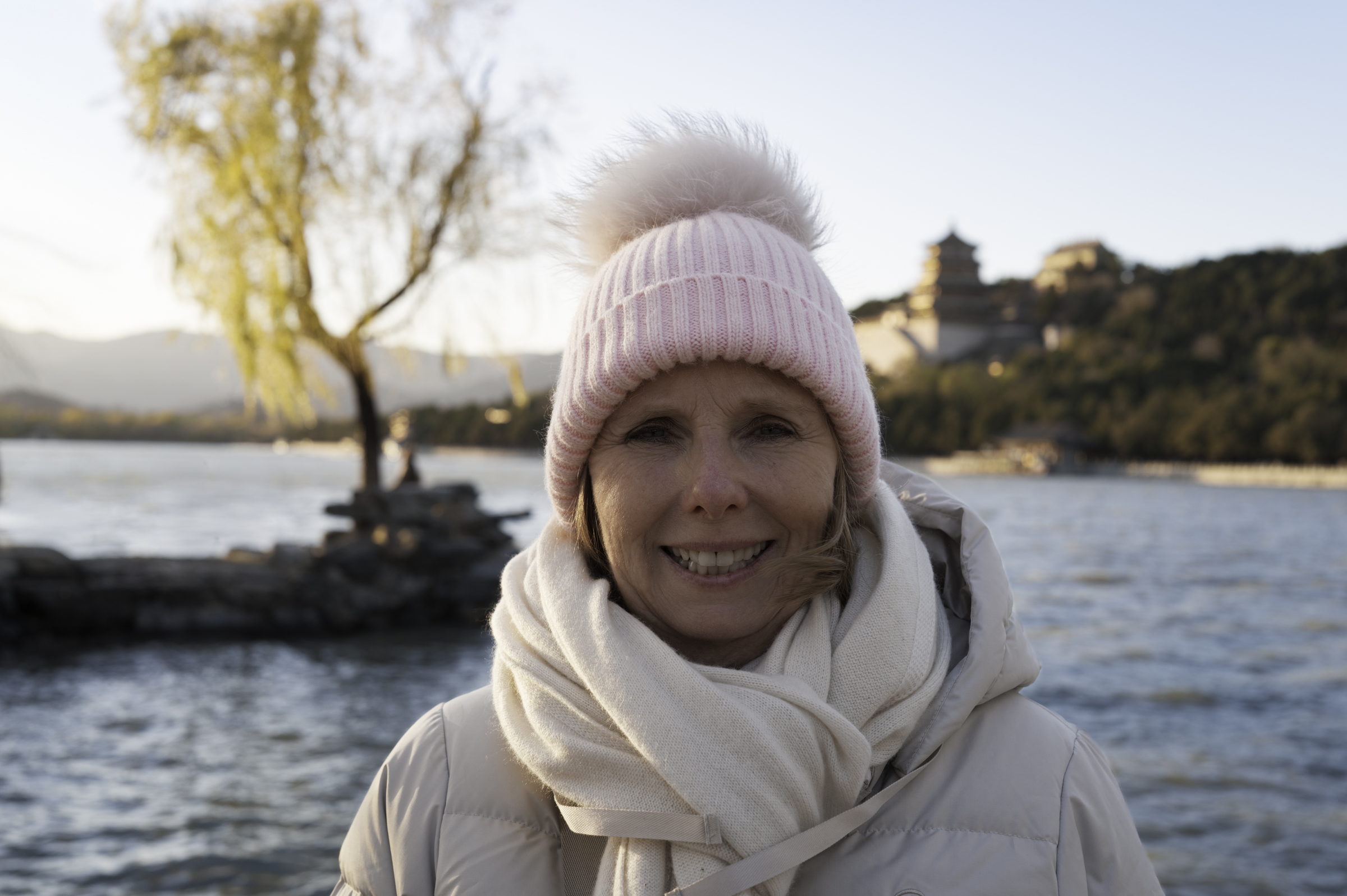 Andrea, at the Summer Palace, Beijing.