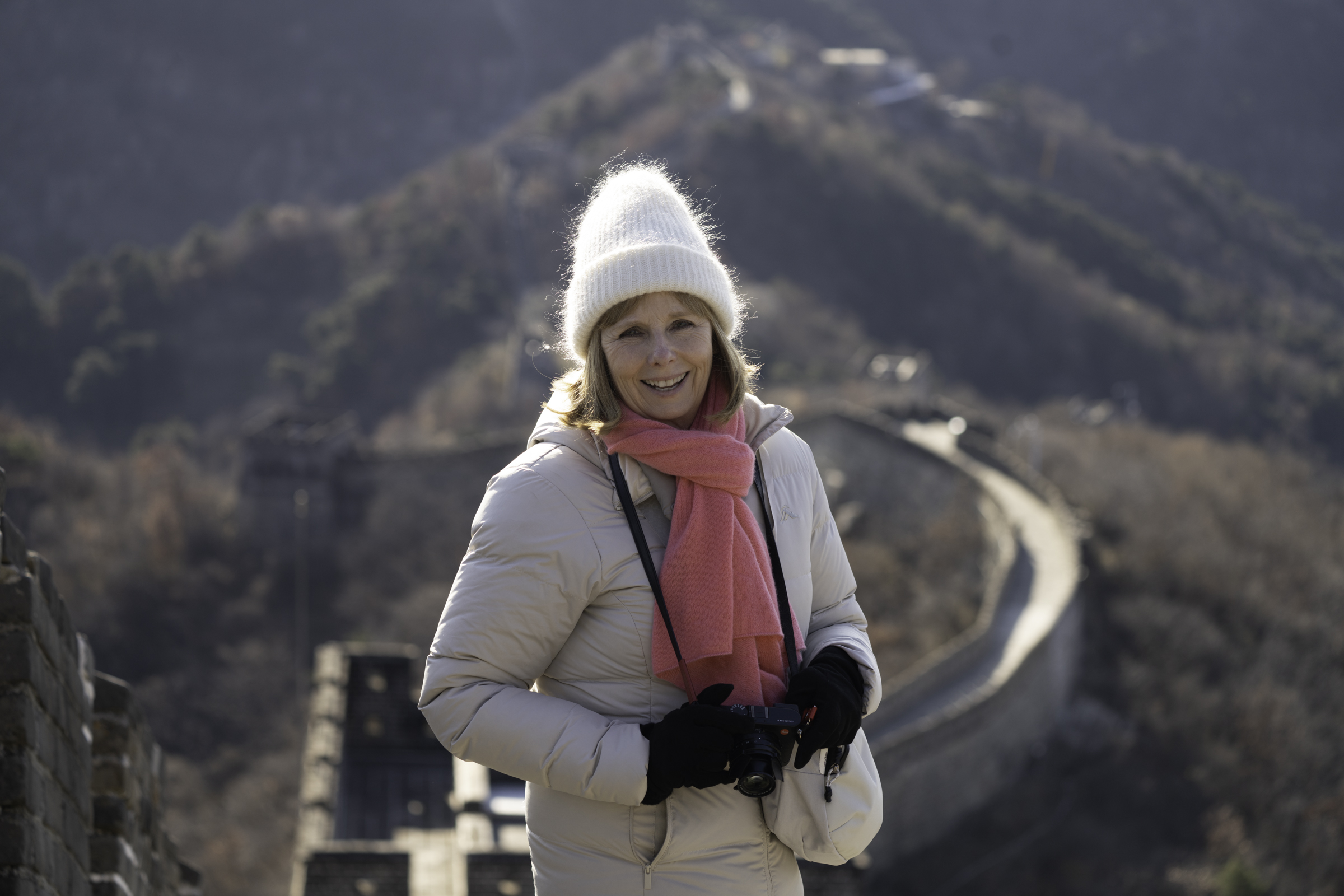 Andrea, on the Great Wall.