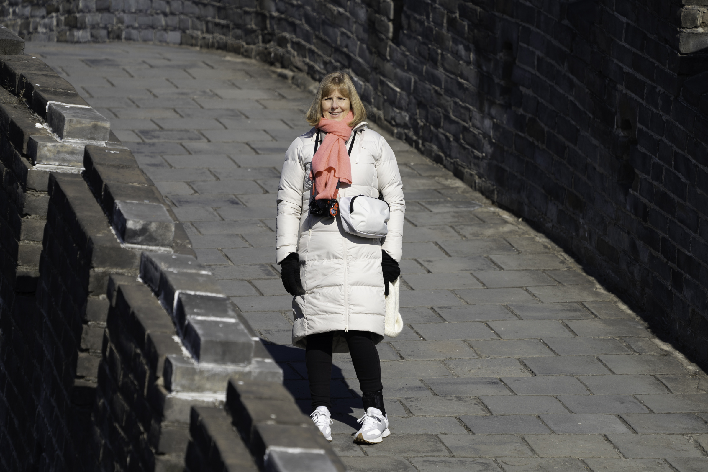 Andrea, on the Great Wall.