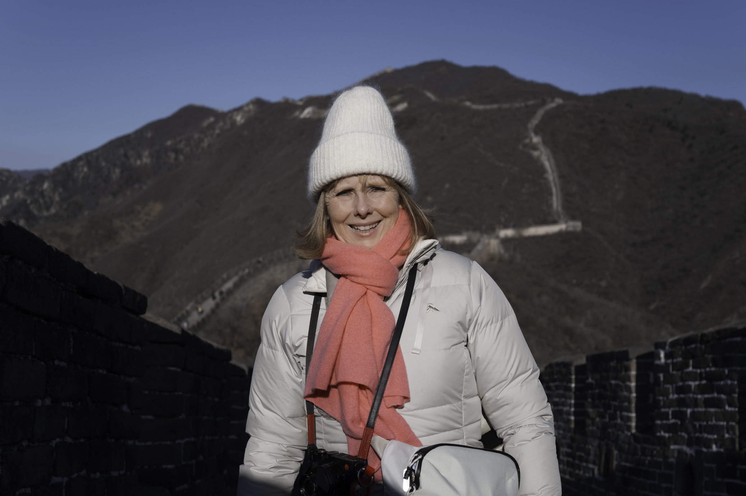 Andrea, on the Great Wall.