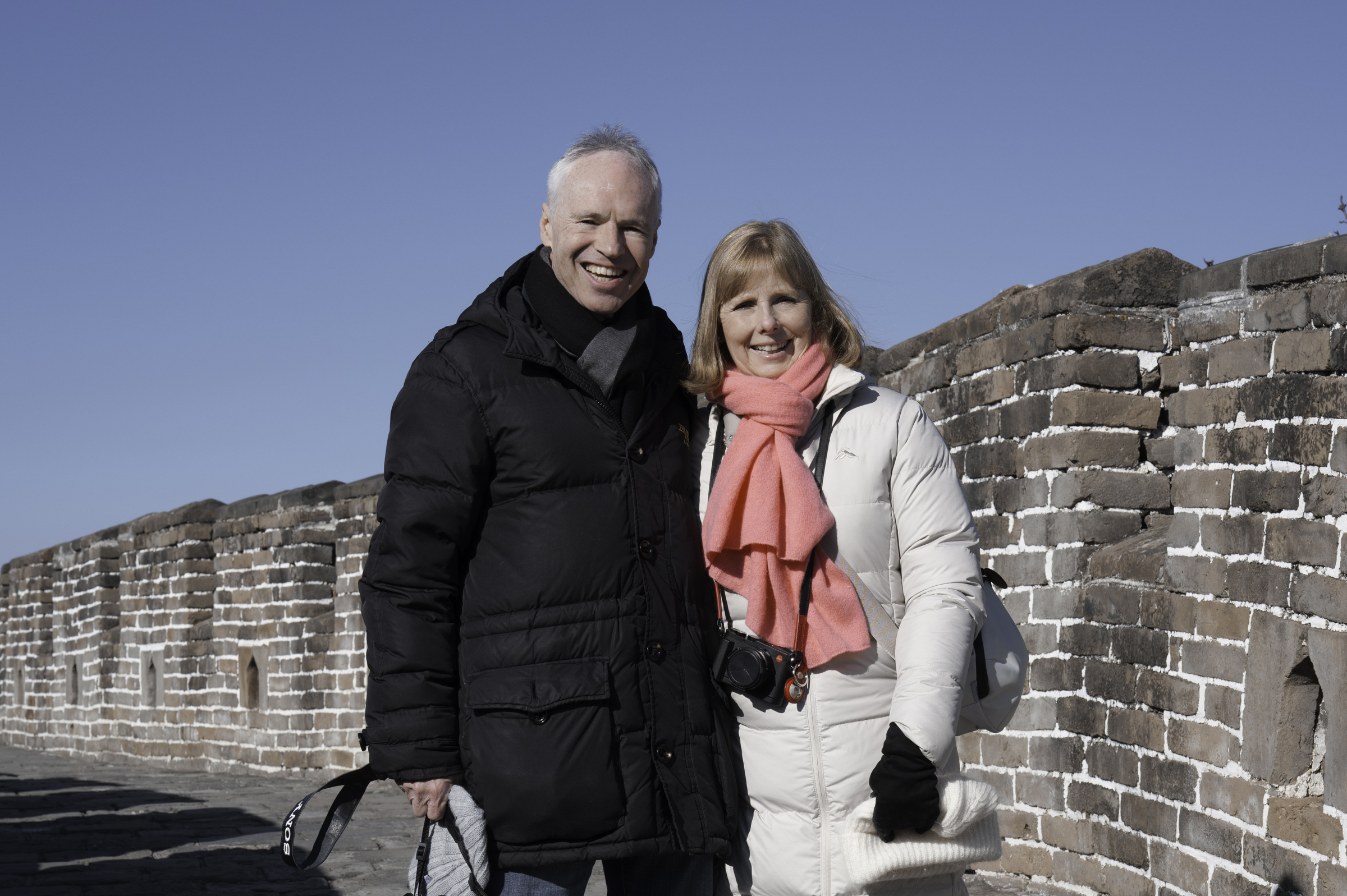 Keith and Andrea, on the Great Wall.