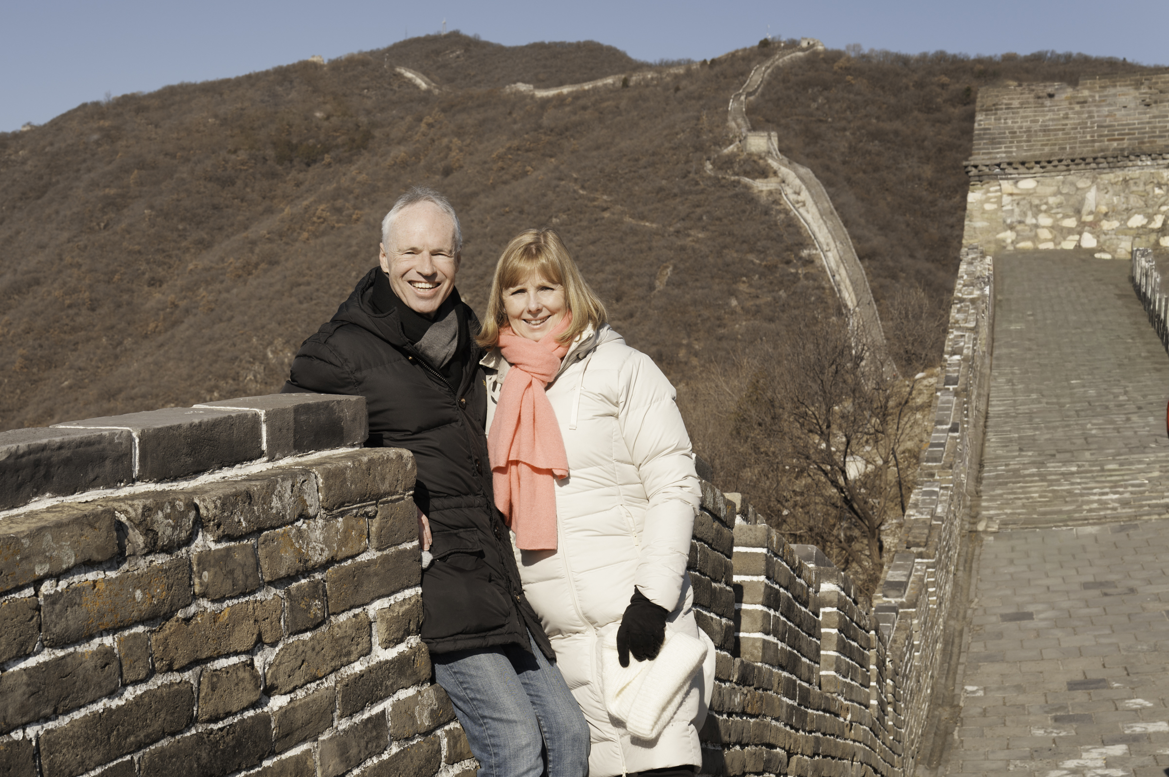 Keith and Andrea, on the Great Wall.