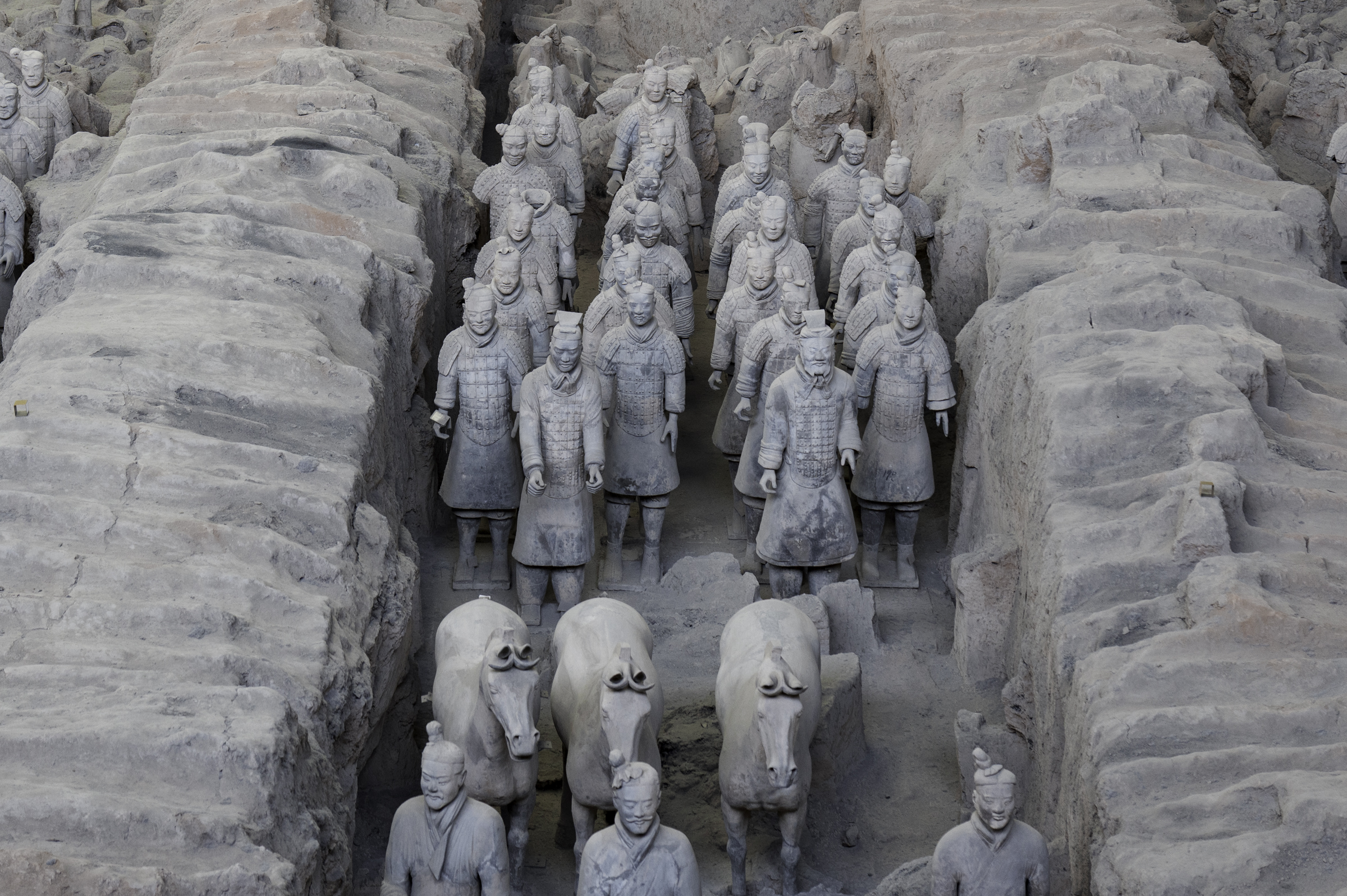 The Terracotta Army in Xi'an.