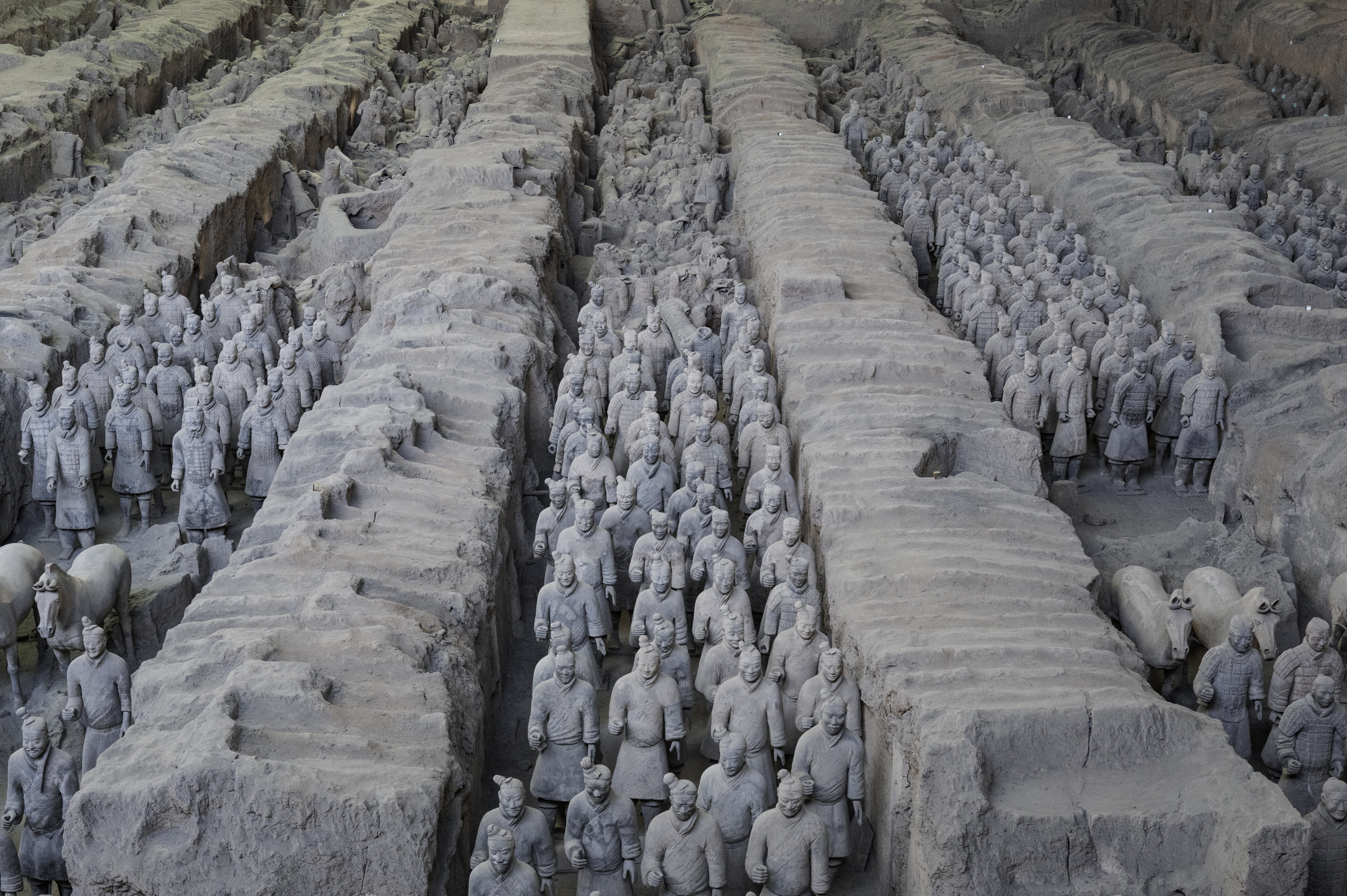 The Terracotta Army in Xi'an.