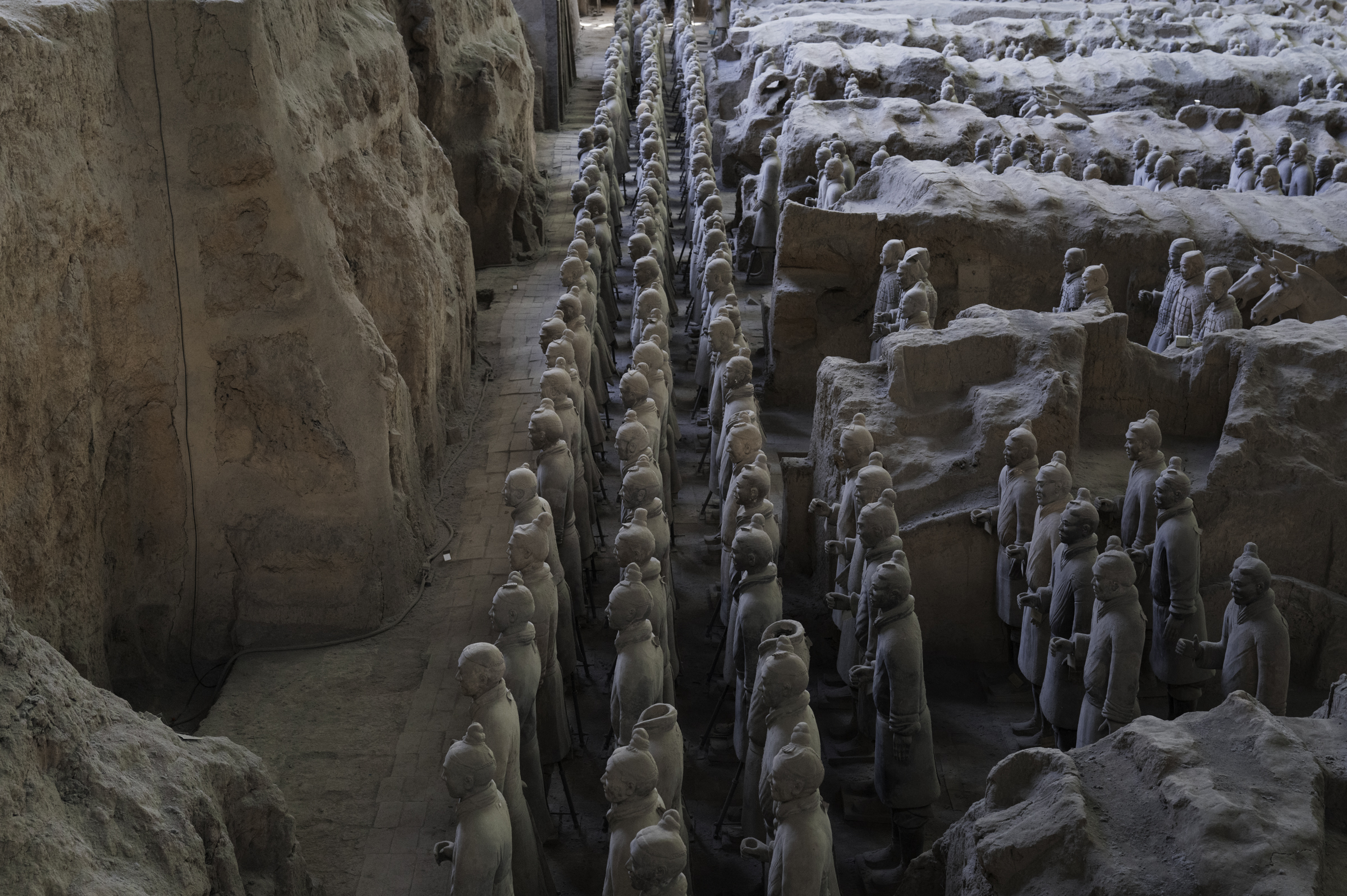 The Terracotta Army in Xi'an.