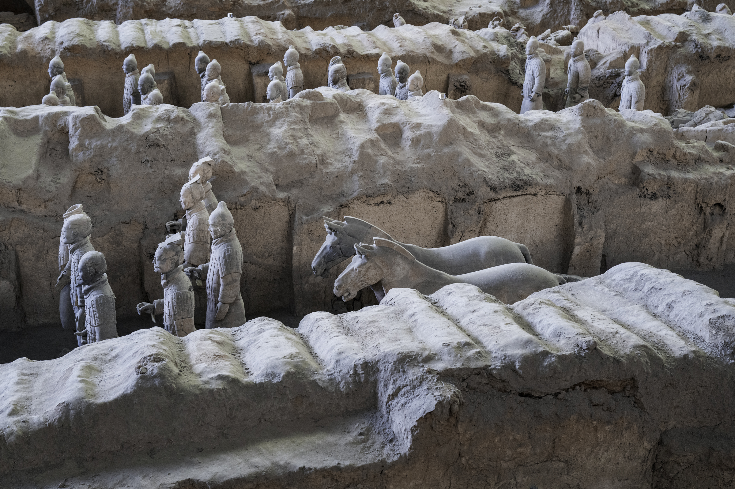 The Terracotta Army in Xi'an.