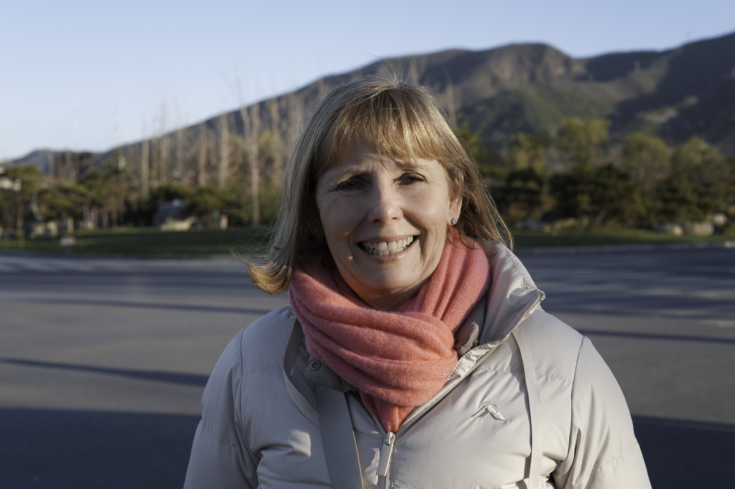 Andrea, on our way back to the car for the trip back to the station in Xi'an.